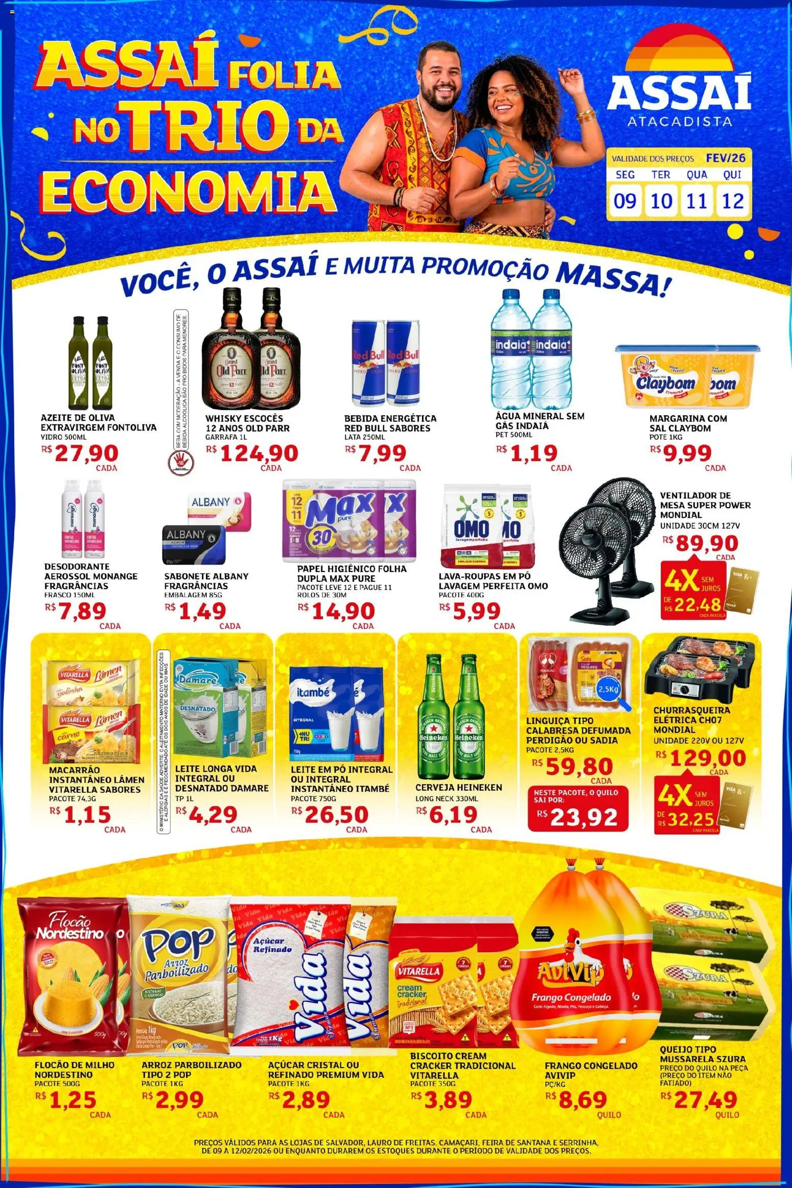 Assaí Atacadista Folheto - válido de 09.02.2026 | Página: 1