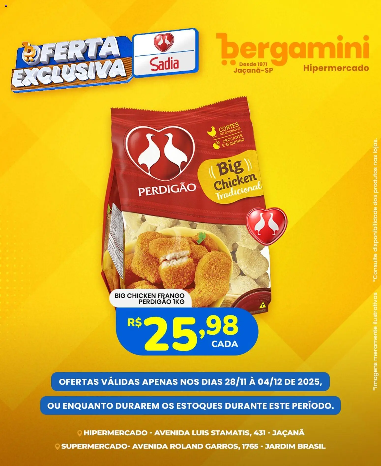 Supermercado Bergamini Folheto - válido de 28.11.2025 | Página: 2 | Produtos: Frango