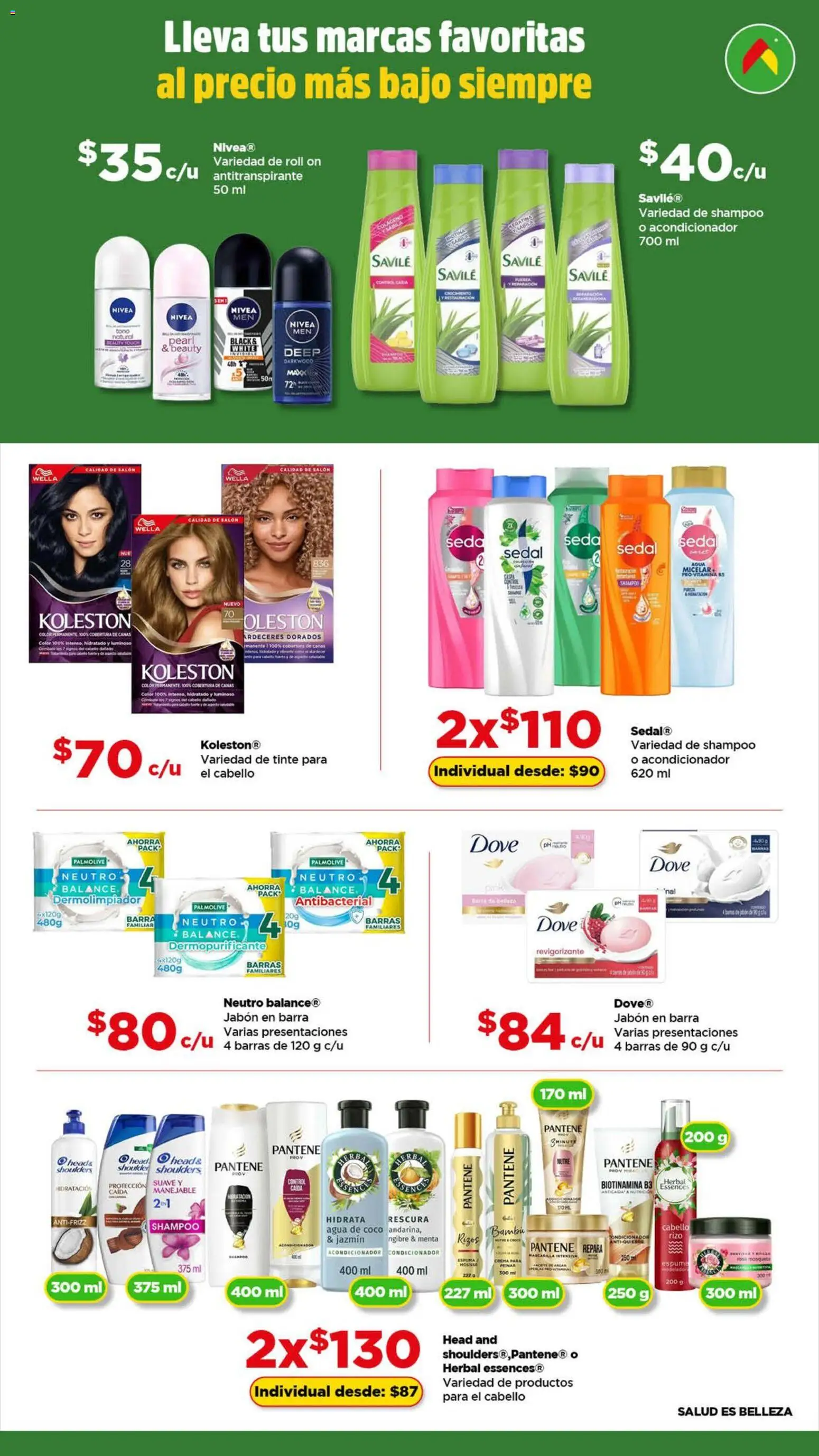 Nuevas ofertas de Bodega Aurrerá válidas en toda la República Mexicana desde el 22.04.2026. ¡Encuentra las mejores ofertas en Bodega Aurrerá folleto Cuida a tu bebé y a toda tu familia ! | Página: 6 | Productos: Antitranspirante, Crema, Agua, Mousse