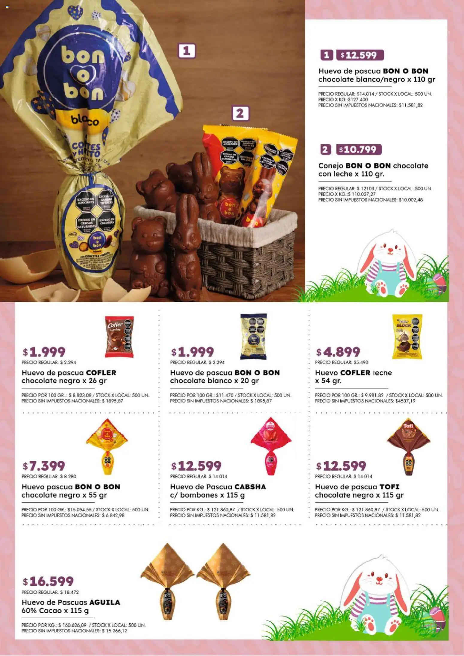 Disco - FOLLETO ESPECIAL PASCUAS DISCO  │ válido desde el 27.03.2026 | Página: 10 | Productos: Bombones, Huevo, Leche, Cacao