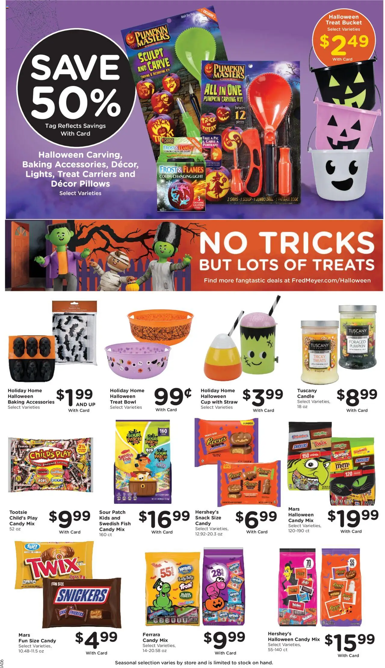 Fred Meyer Weekly Ad - valid from 22.10.2025 | Page: 9 | Products: Fish, Pumpkin