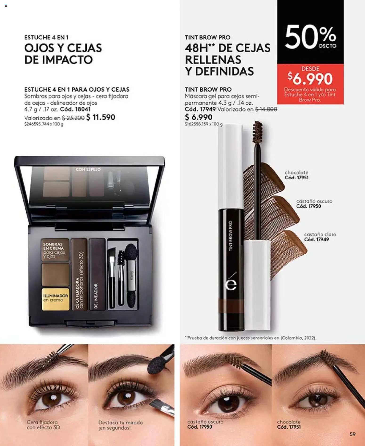 Catálogo Ésika Campaña 6 │ válido desde el 01.04.2026 | Página: 59 | Productos: Cera, Estuche, Máscara, Chocolate