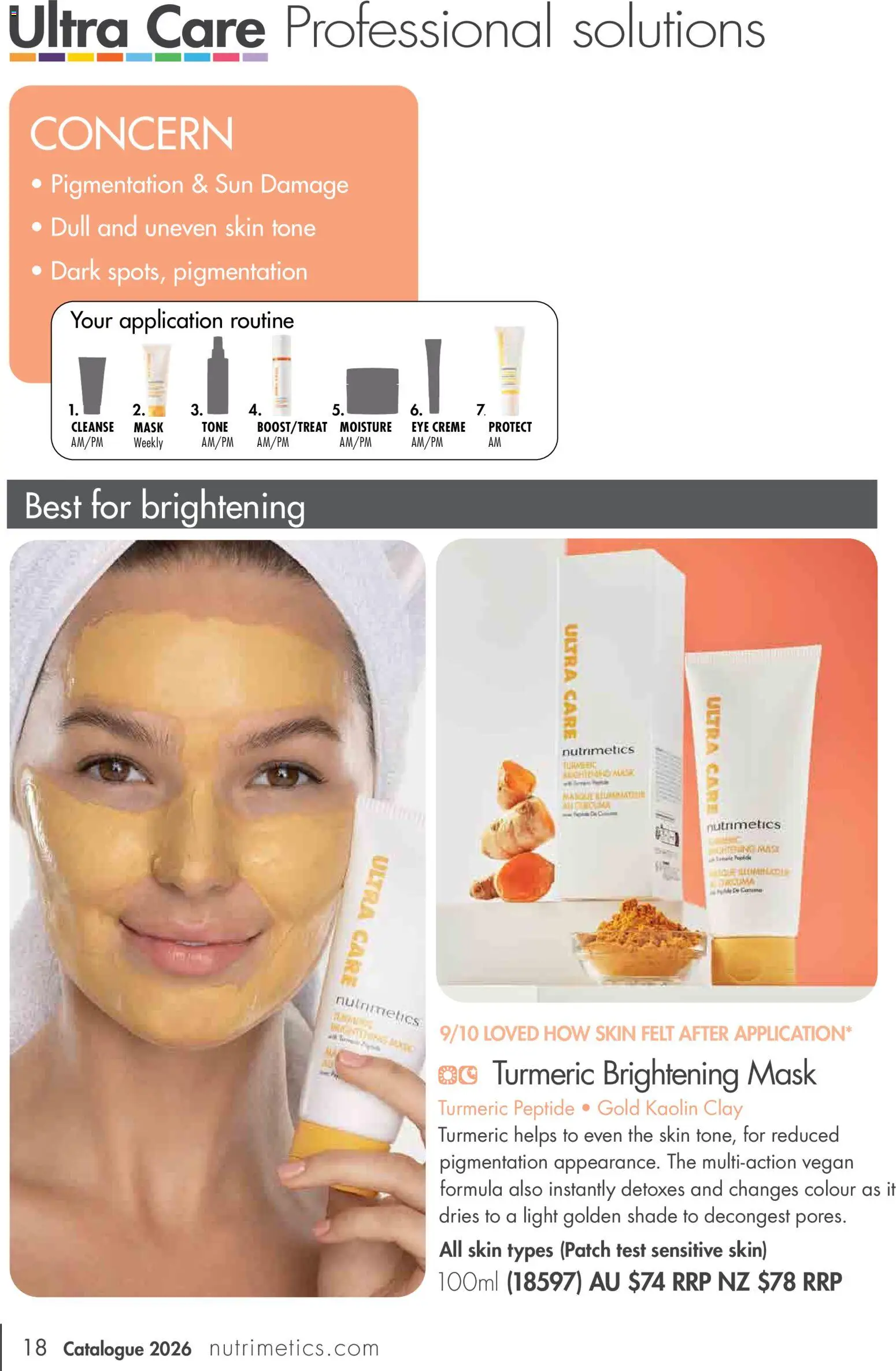 Nutrimetics catalogue - valid from 01.01.2026 | Page: 18 | Products: Light, Mask, Clay, Sensitive skin