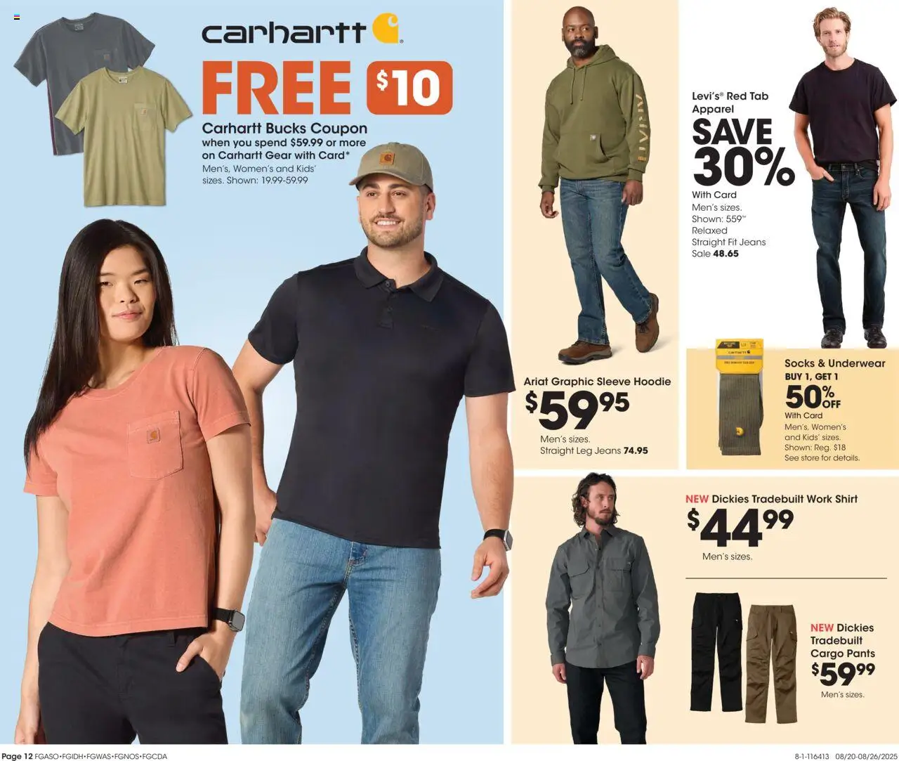 Fred Meyer Home & Apparel - valid from 20.08.2025 | Page: 15 | Products: Shirt, Hoodie, Underwear, Socks