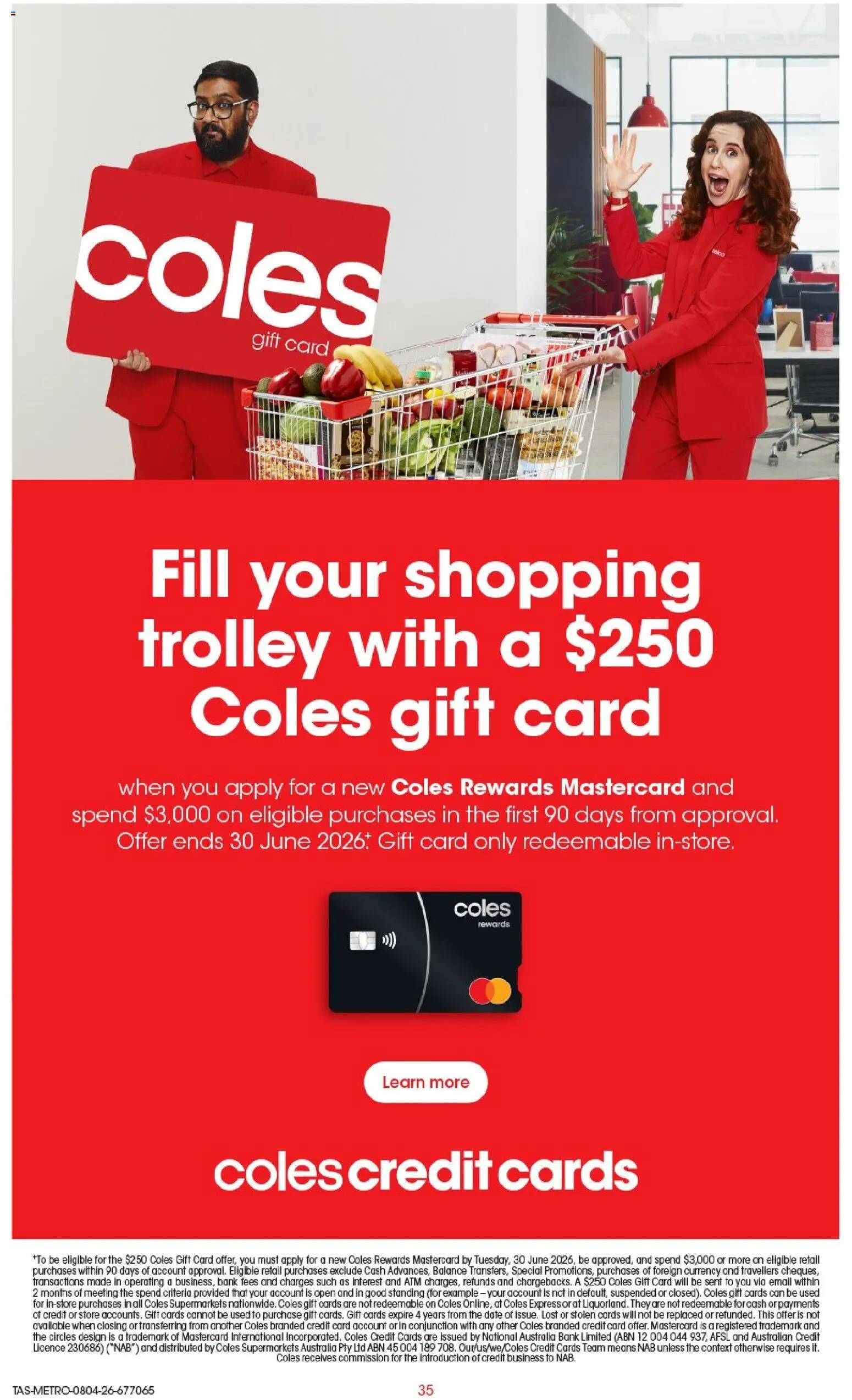 Coles catalogue - valid from 08.04.2026 | Page: 35 | Products: Trolley, Date