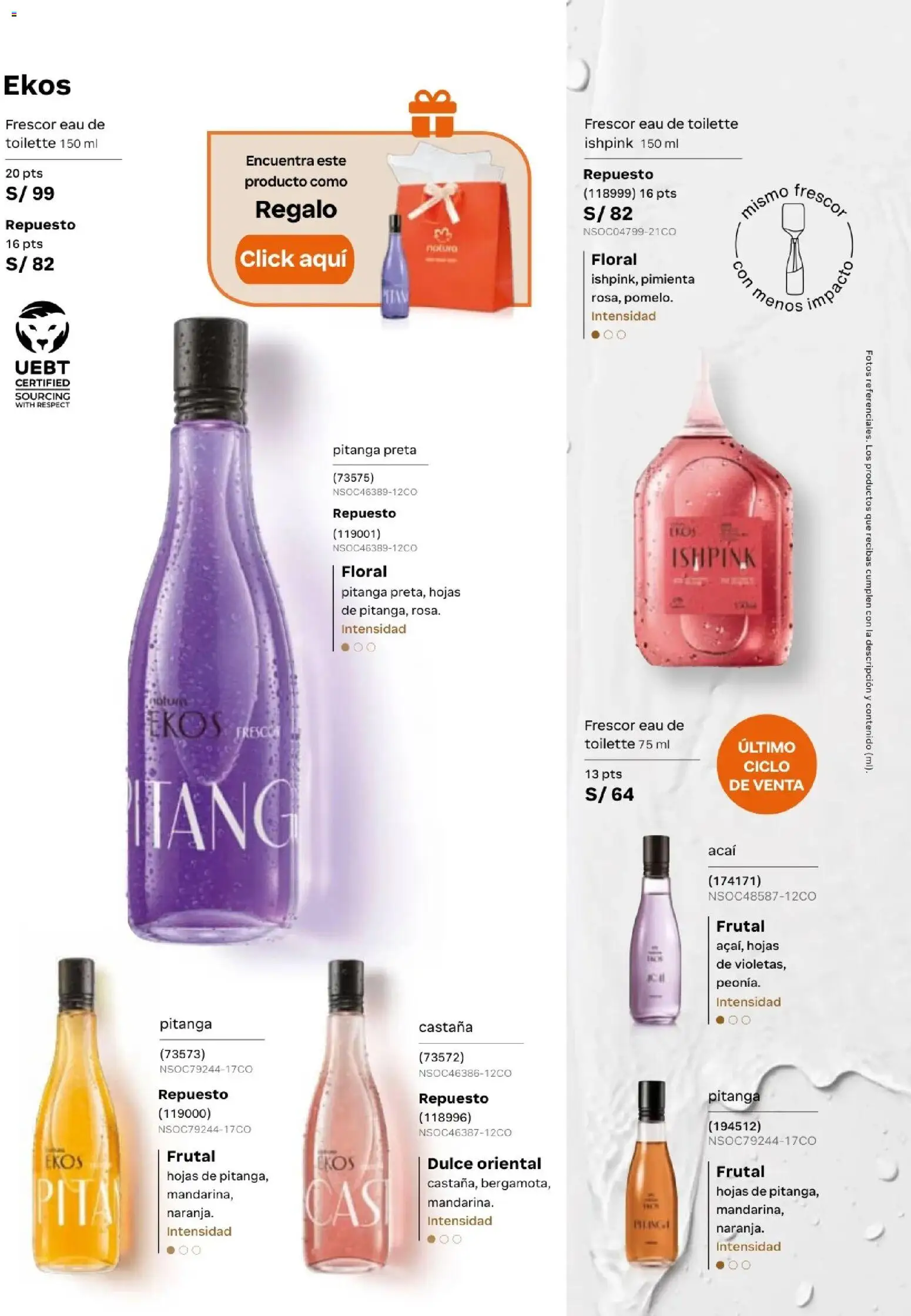 Catálogo Natura válido desde 31.03.2026 | Página: 49 | Productos: EAU de Toilette