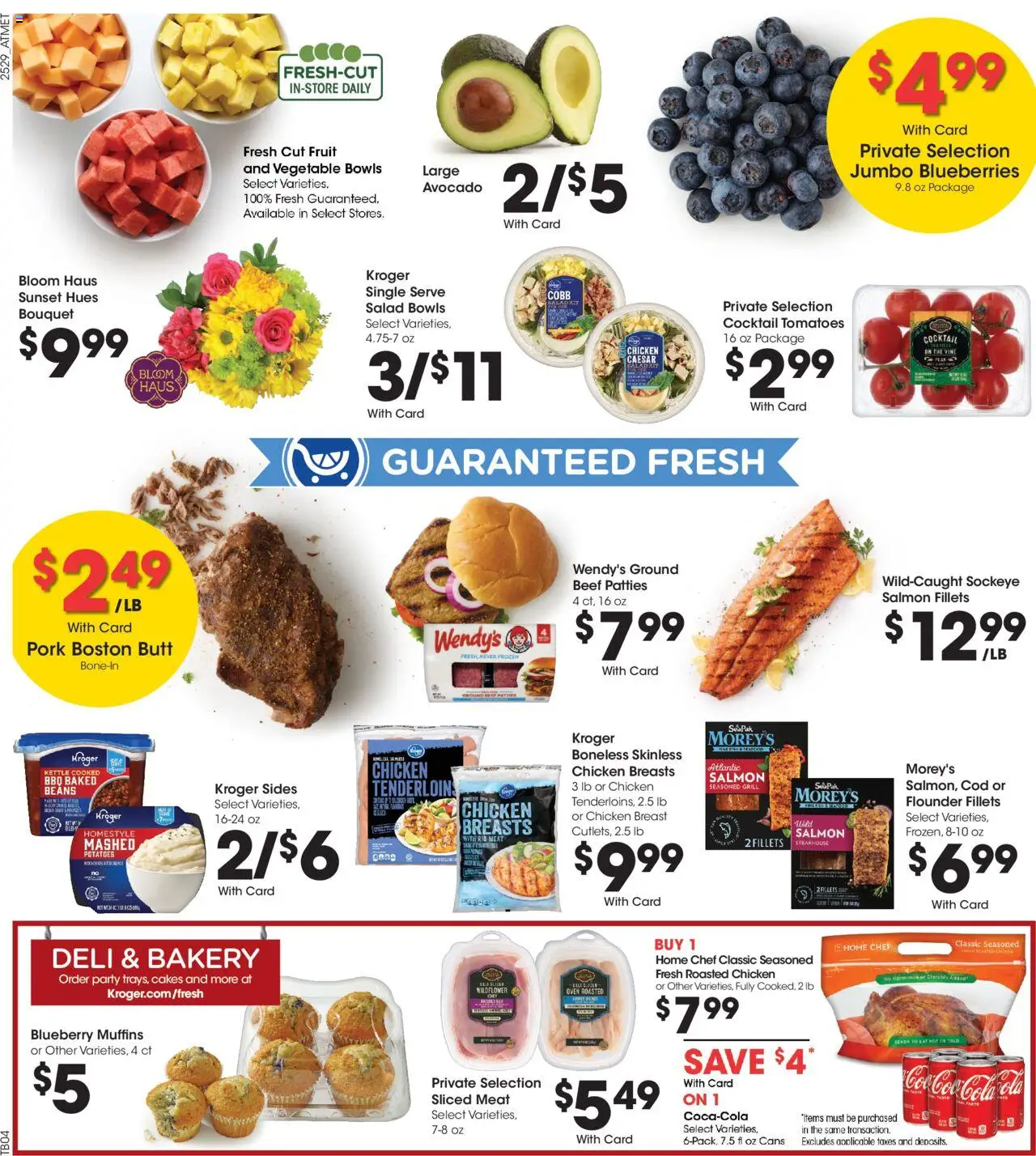 Kroger Weekly Ad - valid from 20.08.2025 | Page: 10 | Products: Bakery, Beef, Blueberries, Oven