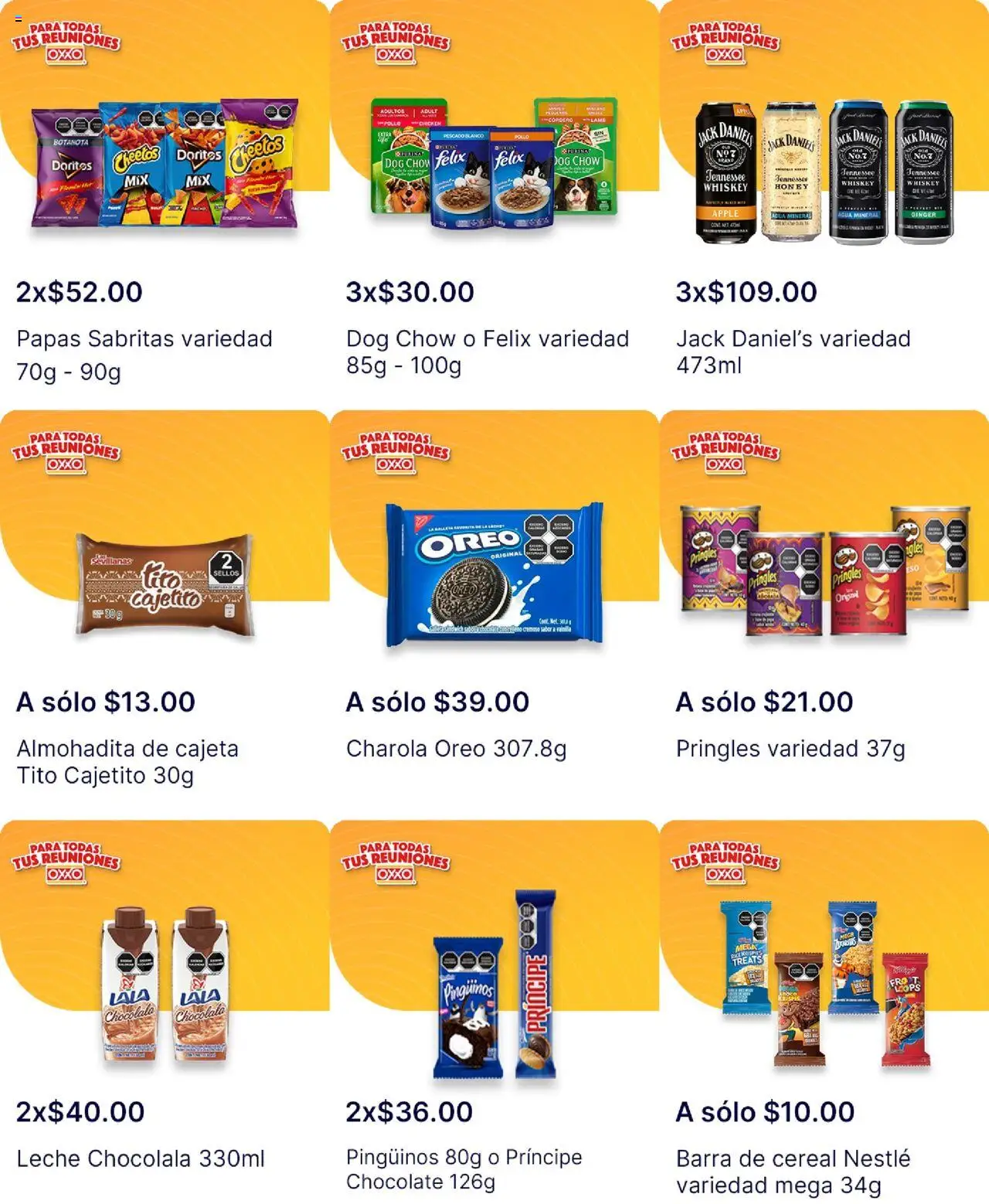Nuevas ofertas de OXXO válidas en toda la República Mexicana desde el 21.08.2025. ¡Encuentra las mejores ofertas en OXXO - Folleto! | Página: 16 | Productos: Pollo, Leche, Chocolate, Barra