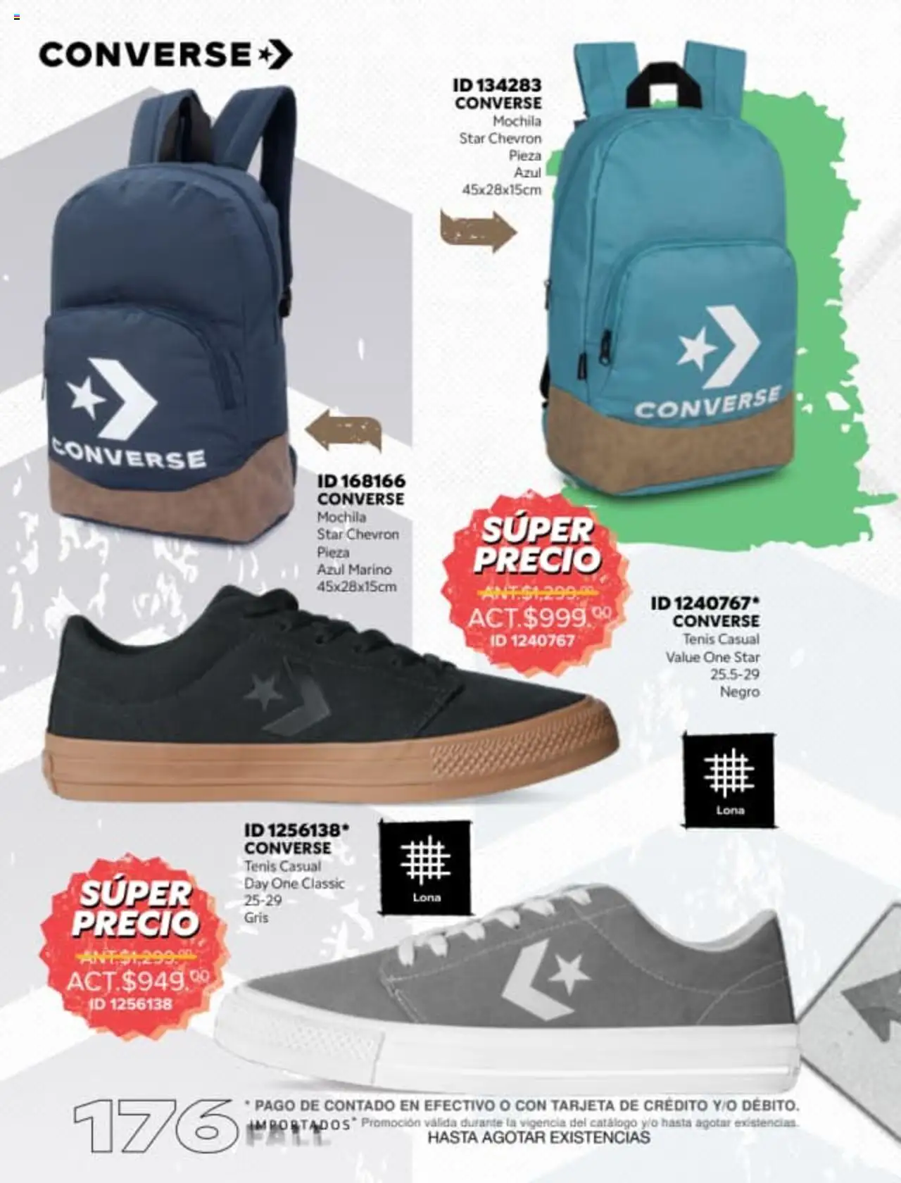 Nuevas ofertas de Price Shoes válidas en toda la República Mexicana desde el 18.08.2025. ¡Encuentra las mejores ofertas en Price Shoes - Catálogo Fall Importados! | Página: 176 | Productos: Tenis, Mochila, Lona