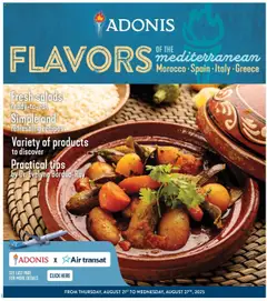 Preview of Adonis flyer - Flavors ot the mediterranean from shop Adonis valid from 21.08.2025