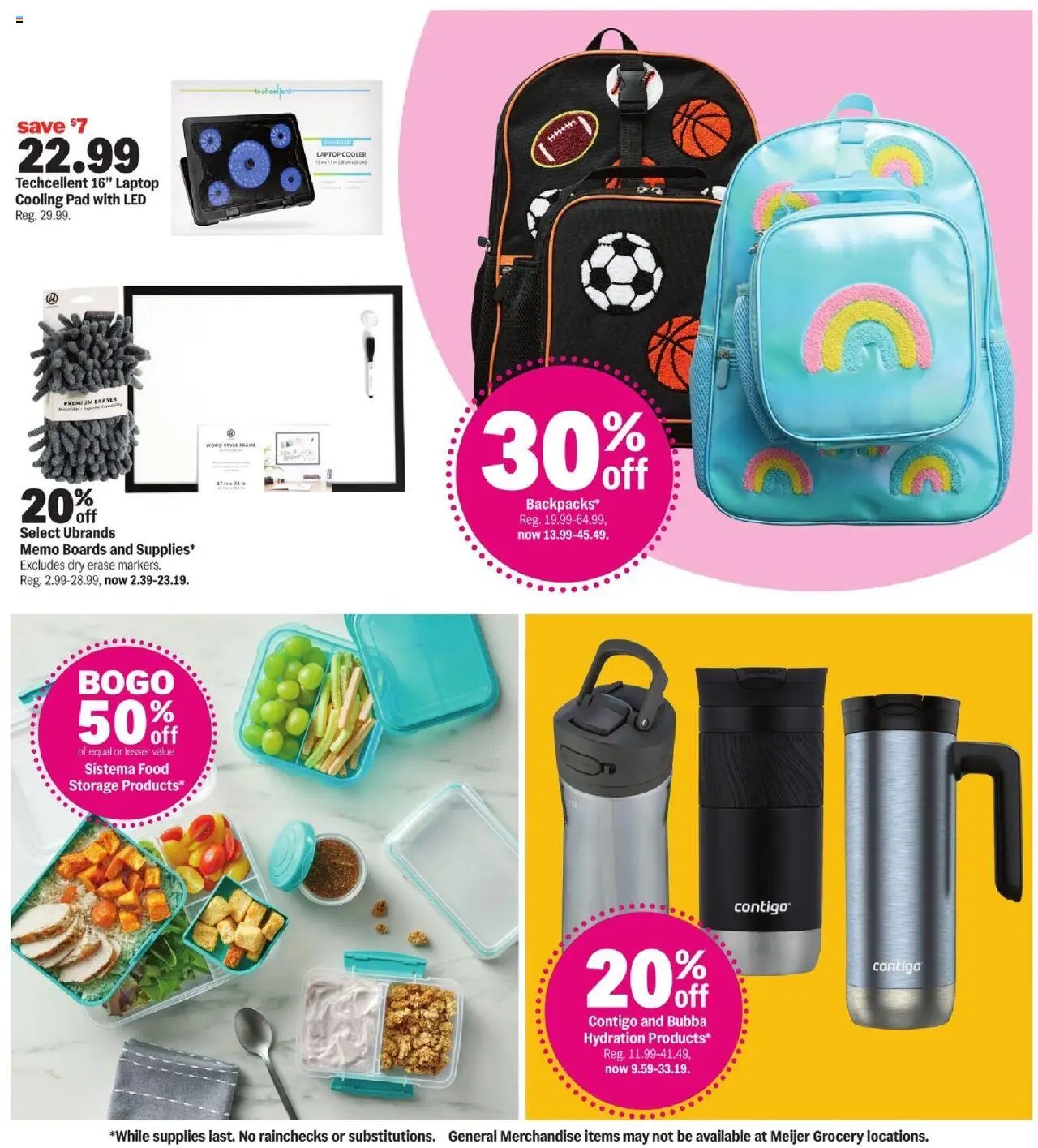 Meijer Early fall finds at great prices - valid from 24.08.2025 | Page: 5 | Products: Eraser, Laptop