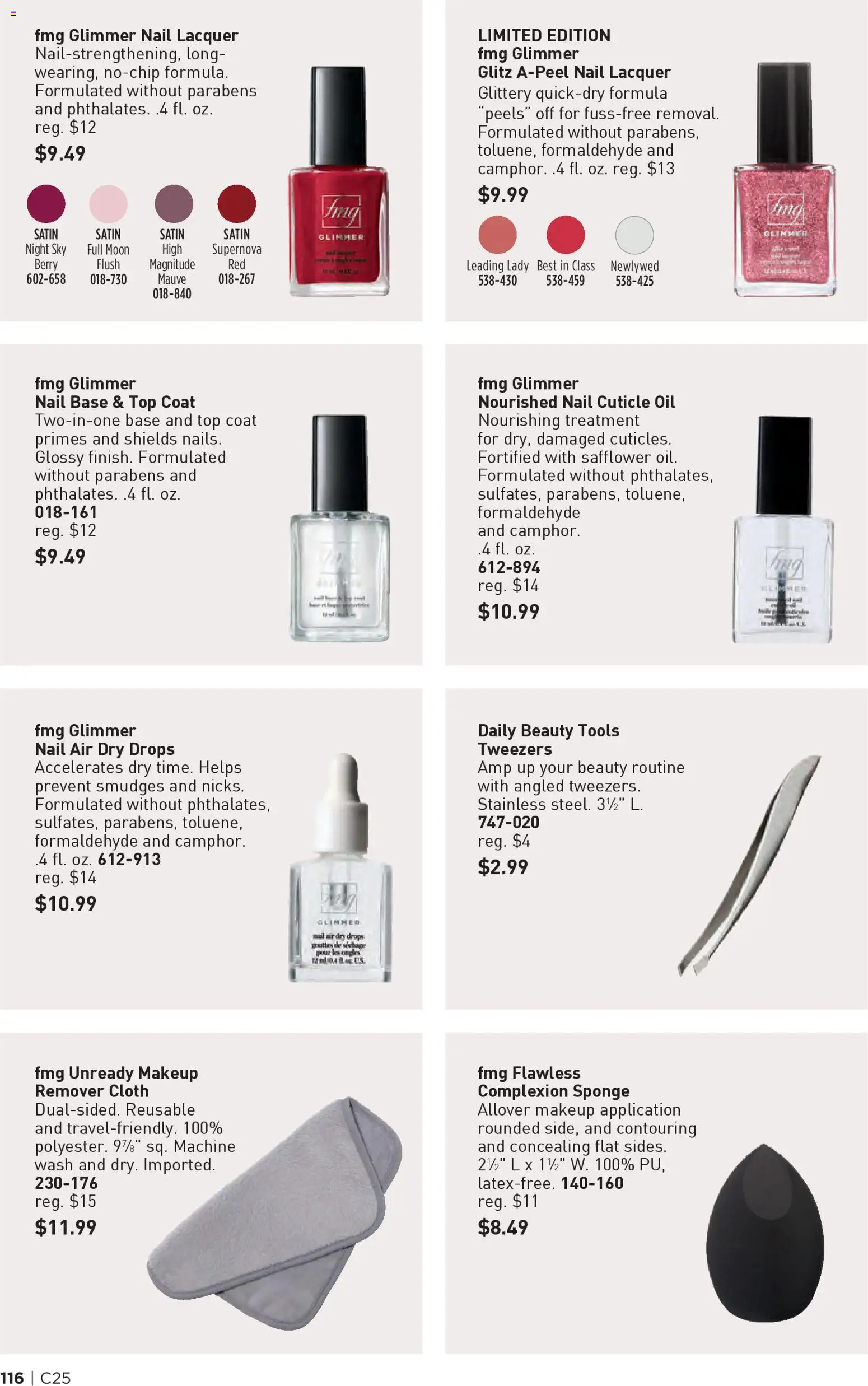 Avon Brochure - valid from 03.12.2025 | Page: 116 | Products: Nail, Contouring, Coat, Sponge
