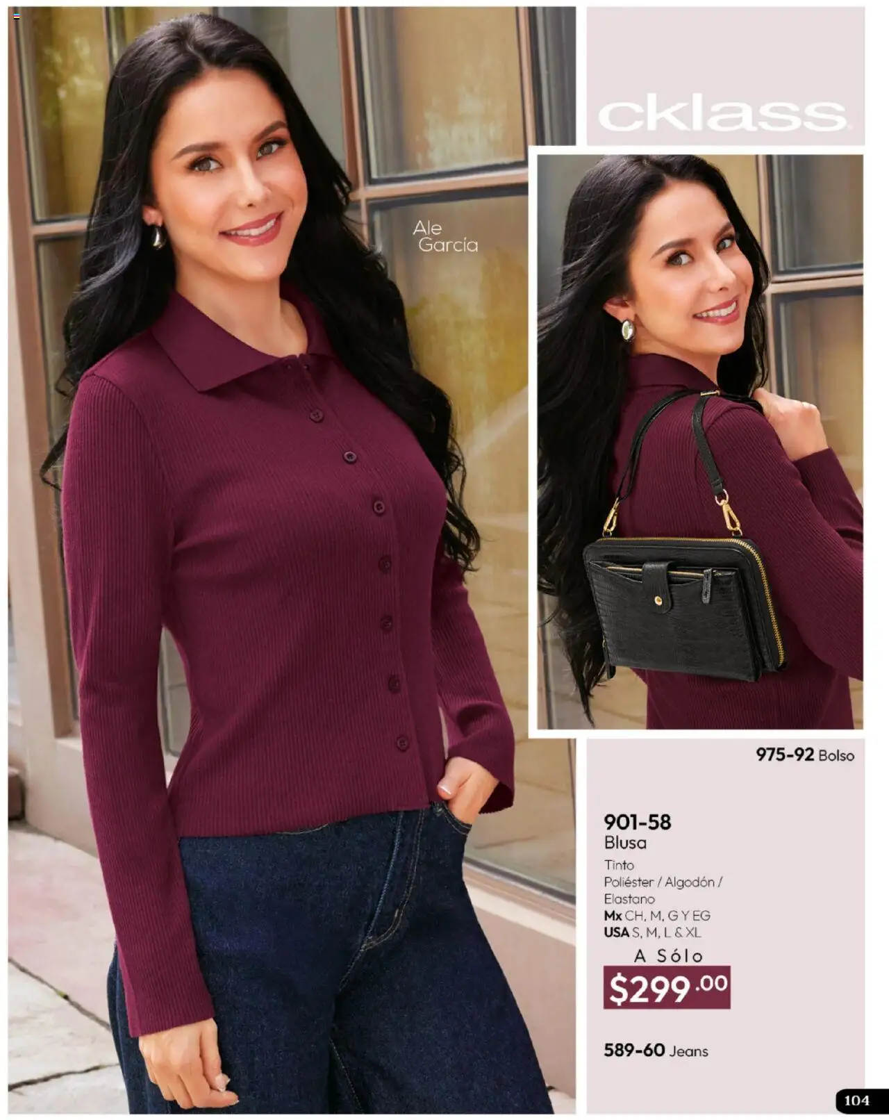 Nuevas ofertas de Cklass válidas en toda la República Mexicana desde el 16.09.2025. ¡Encuentra las mejores ofertas en Cklass - Catálogo Invierno! | Página: 105 | Productos: Blusa, Bolso, Algodón