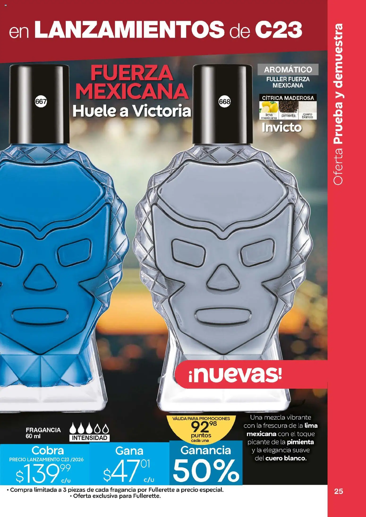 Nuevas ofertas de Fuller válidas en toda la República Mexicana desde el 21.01.2026. ¡Encuentra las mejores ofertas en Fuller Revista Gana Más C21! | Página: 25