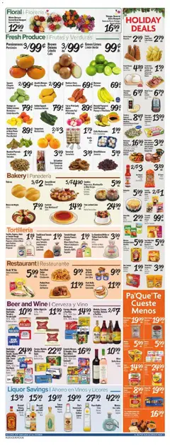 Preview of El Super weekly ads valid from 03.12.2025 | Page: 4 | Products: Pineapple, Cookies, Garlic, Pear