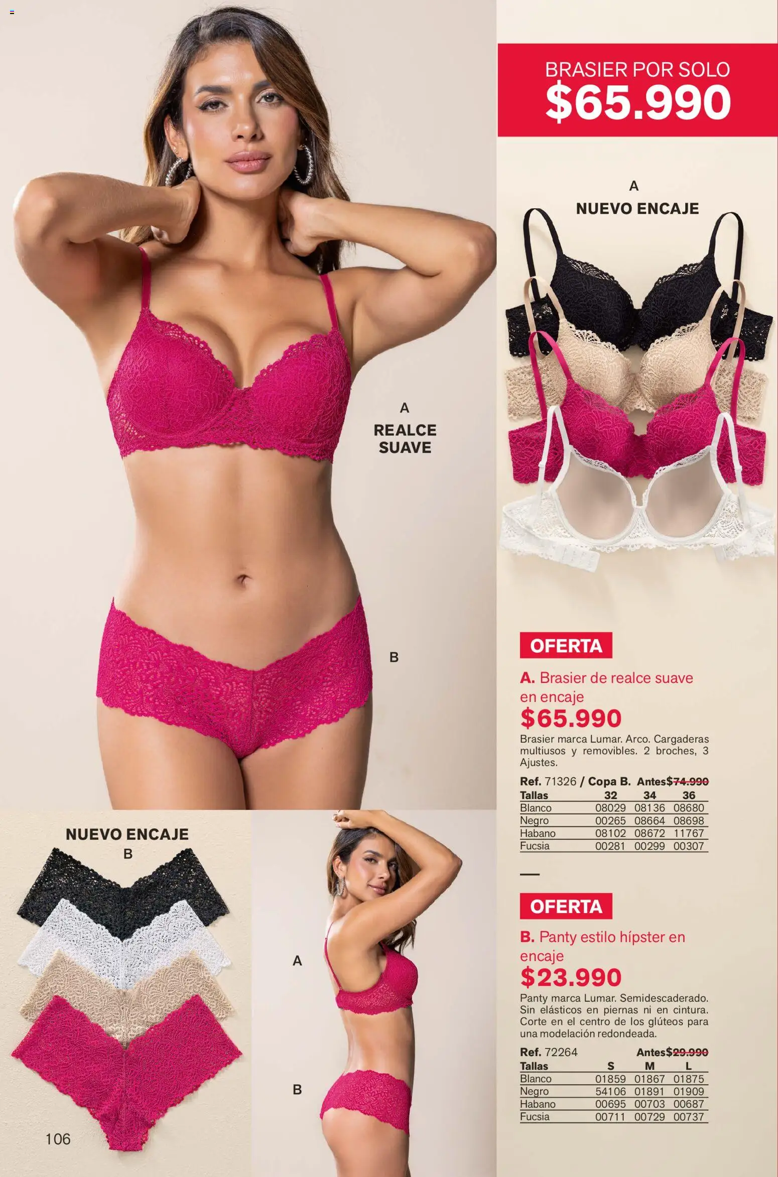 Leonisa revista - valida desde el 01.02.2026 | Página: 106 | Productos: Brasier