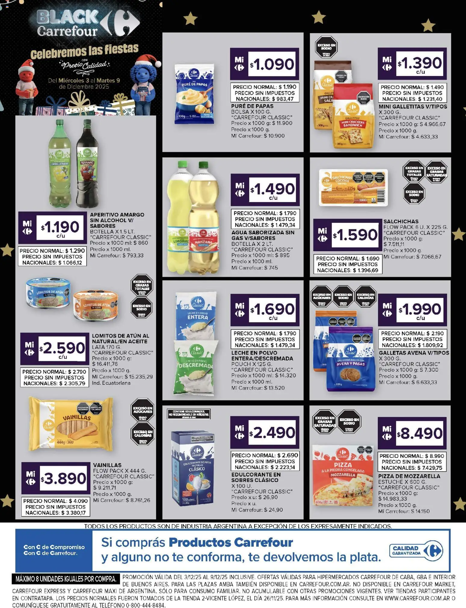 Carrefour - Carrefour Hiper 03 Diciembre - 9f59952f-7627-4a15-93a5-226a35a10741 │ válido desde el 03.12.2025 | Página: 15 | Productos: Galletitas, Polvo, Atún, Leche