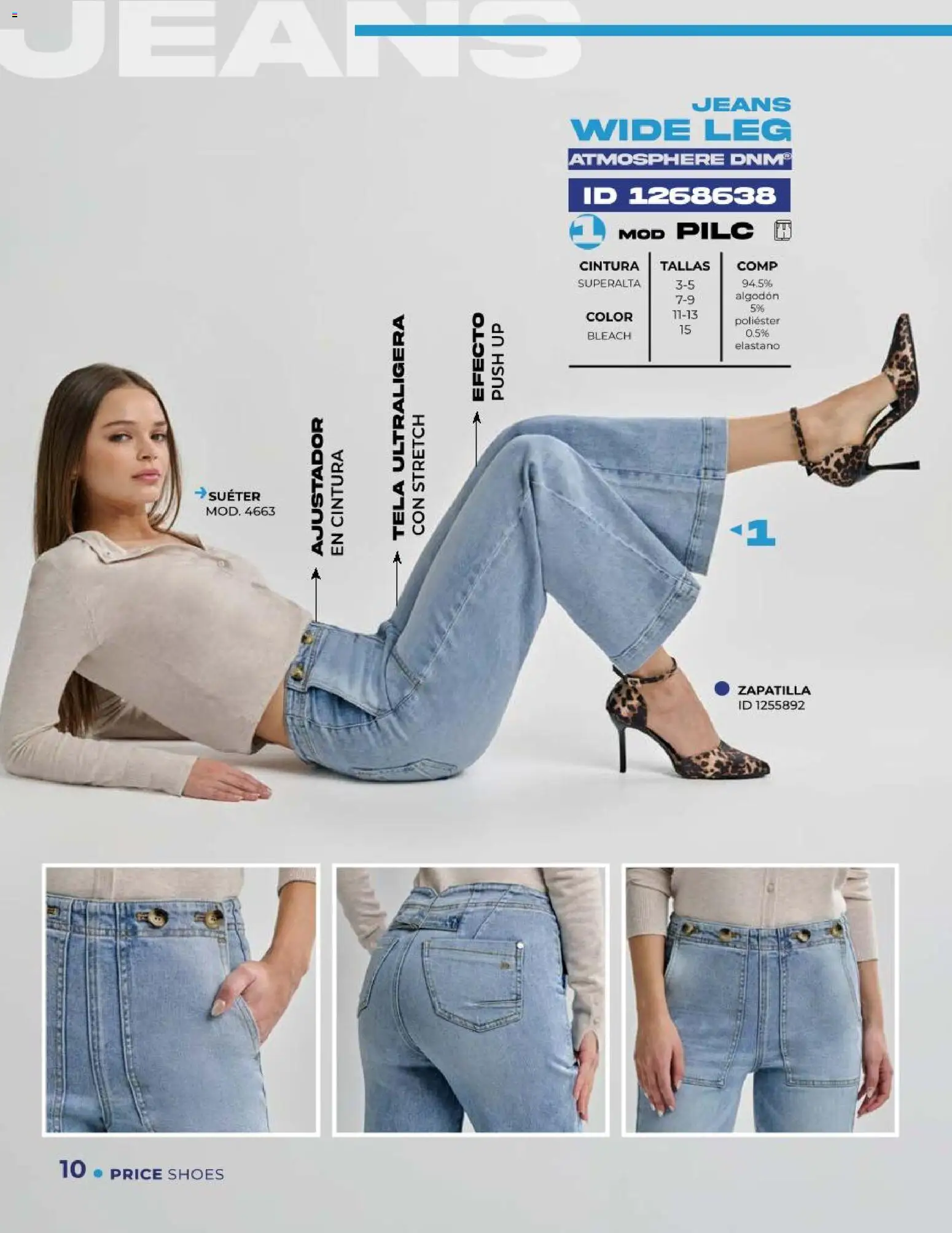 Nuevas ofertas de Price Shoes válidas en toda la República Mexicana desde el 05.02.2026. ¡Encuentra las mejores ofertas en Price Shoes catálogo Jeans! | Página: 10