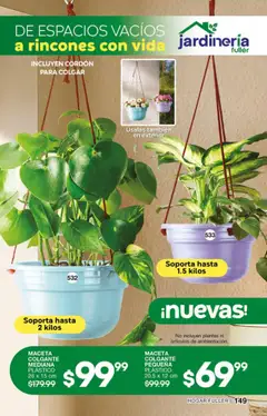 Nuevas ofertas de Fuller válidas en toda la República Mexicana desde el 03.09.2025. ¡Encuentra las mejores ofertas en Fuller - Campaña 11 2025! | Página: 151 | Productos: Maceta