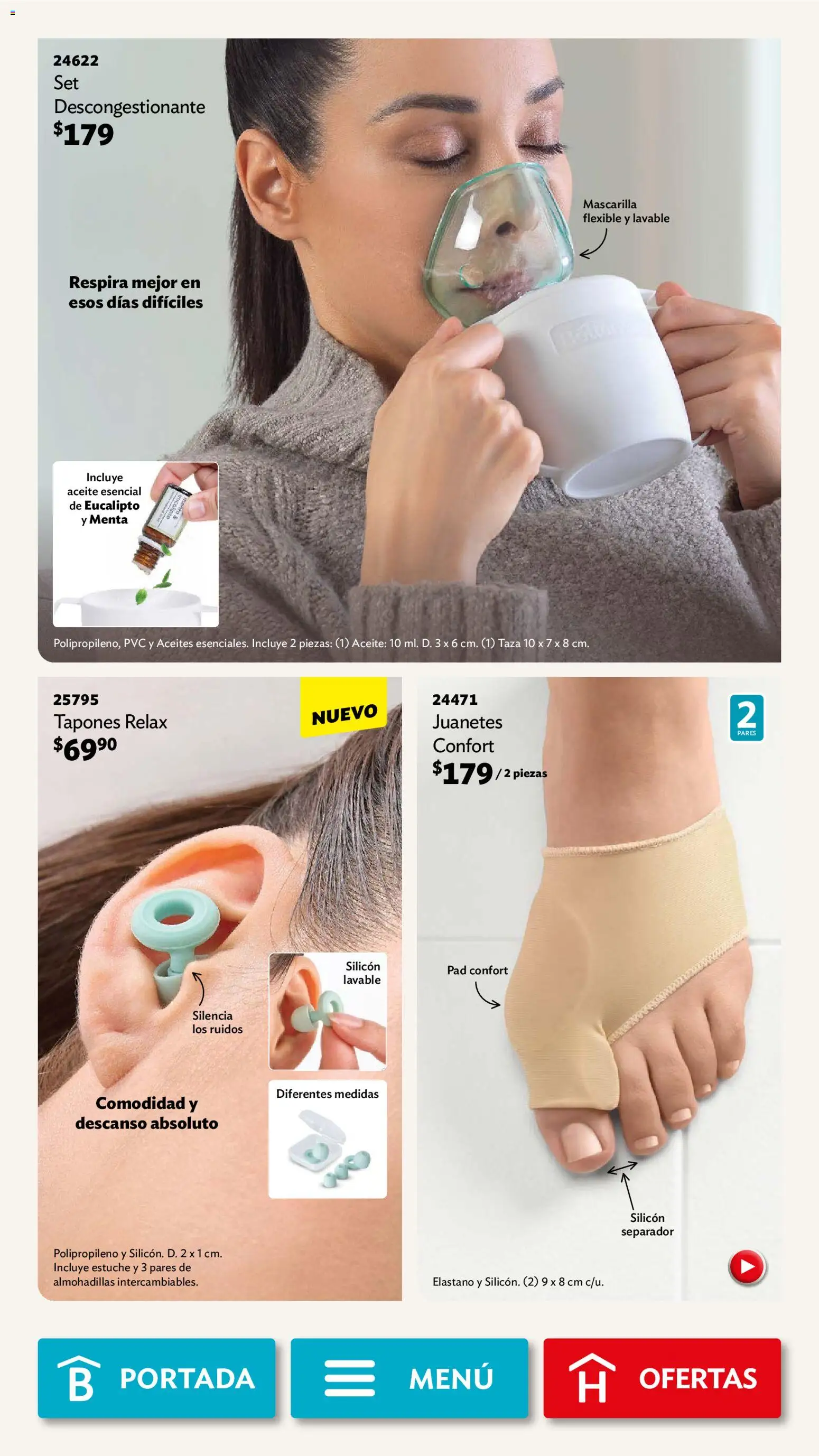 Nuevas ofertas de Betterware válidas en toda la República Mexicana desde el 01.12.2025. ¡Encuentra las mejores ofertas en Betterware campaña 12 2025! | Página: 92 | Productos: Taza, Estuche, Flexible, Mascarilla