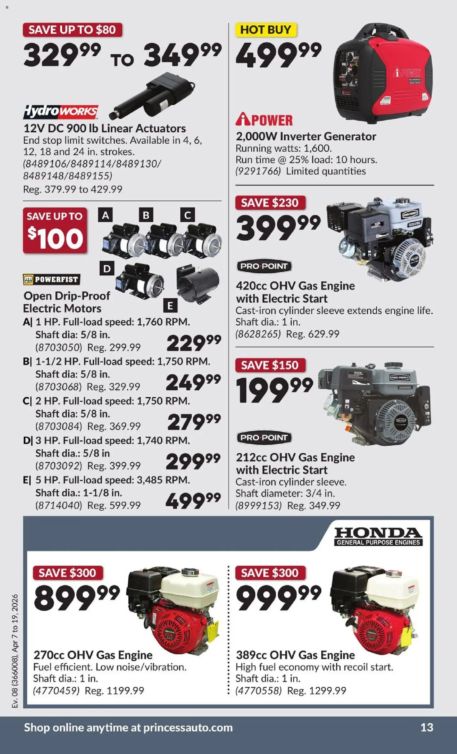 Princess Auto flyer valid from 07.04.2026 | Page: 19