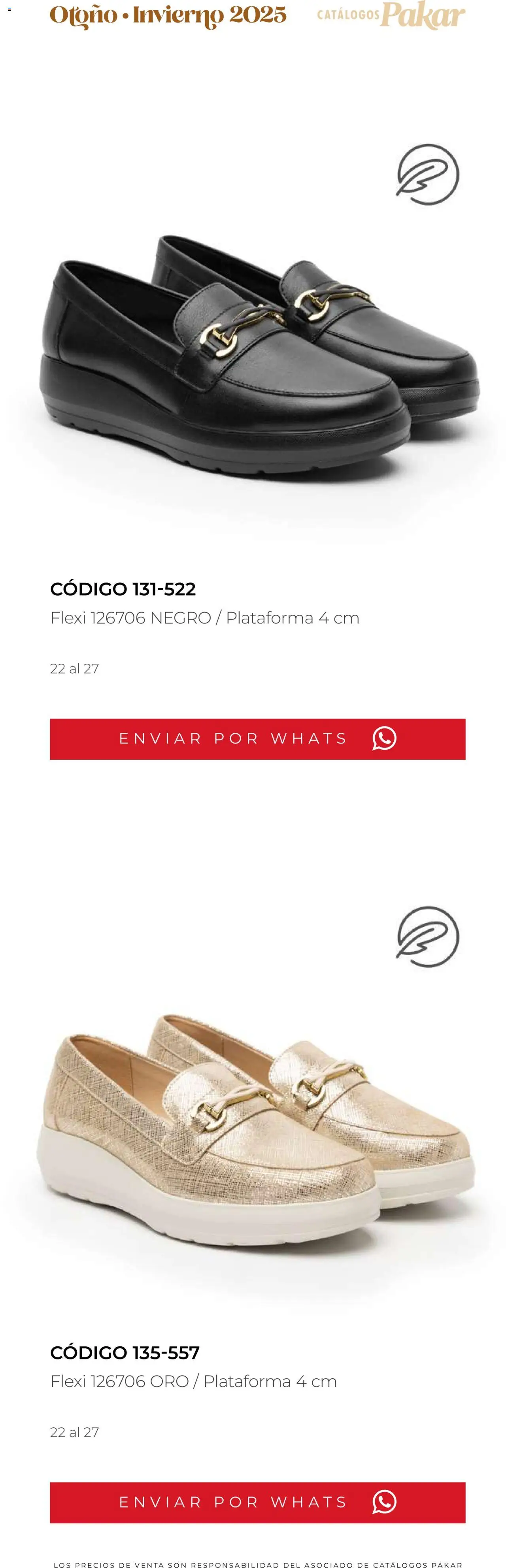 Nuevas ofertas de SC Pakar válidas en toda la República Mexicana desde el 10.10.2025. ¡Encuentra las mejores ofertas en SC Pakar - Catálogo Flexi otoño / invierno! | Página: 107