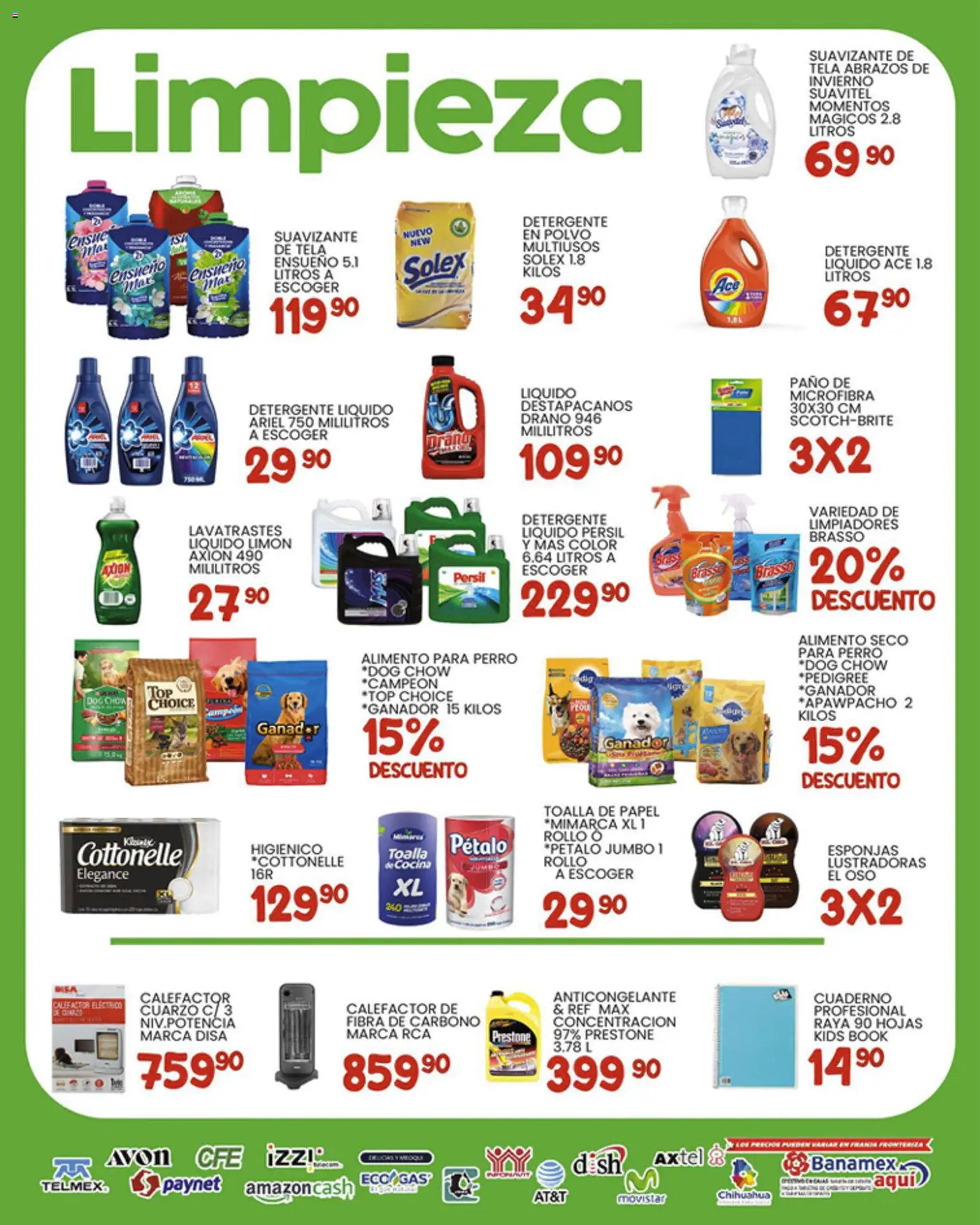 Nuevas ofertas de Alsuper válidas en toda la República Mexicana desde el 23.01.2026. ¡Encuentra las mejores ofertas en Alsuper folleto Chihuahua Estado! | Página: 5 | Productos: Cuaderno, Suavizante, Notebook, Polvo