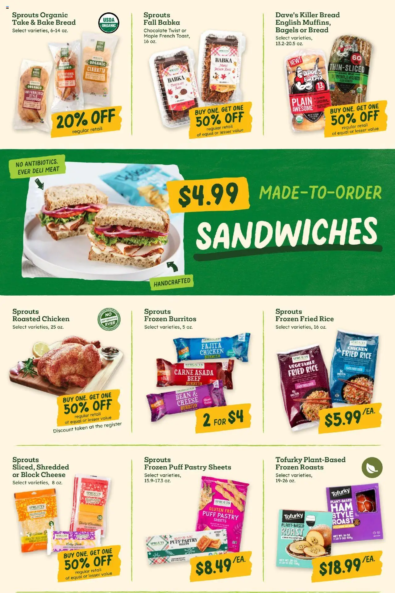 Sprouts Weekly Ad - valid from 15.10.2025 | Page: 6 | Products: Chocolate, Rice, Beef, Puff Pastry