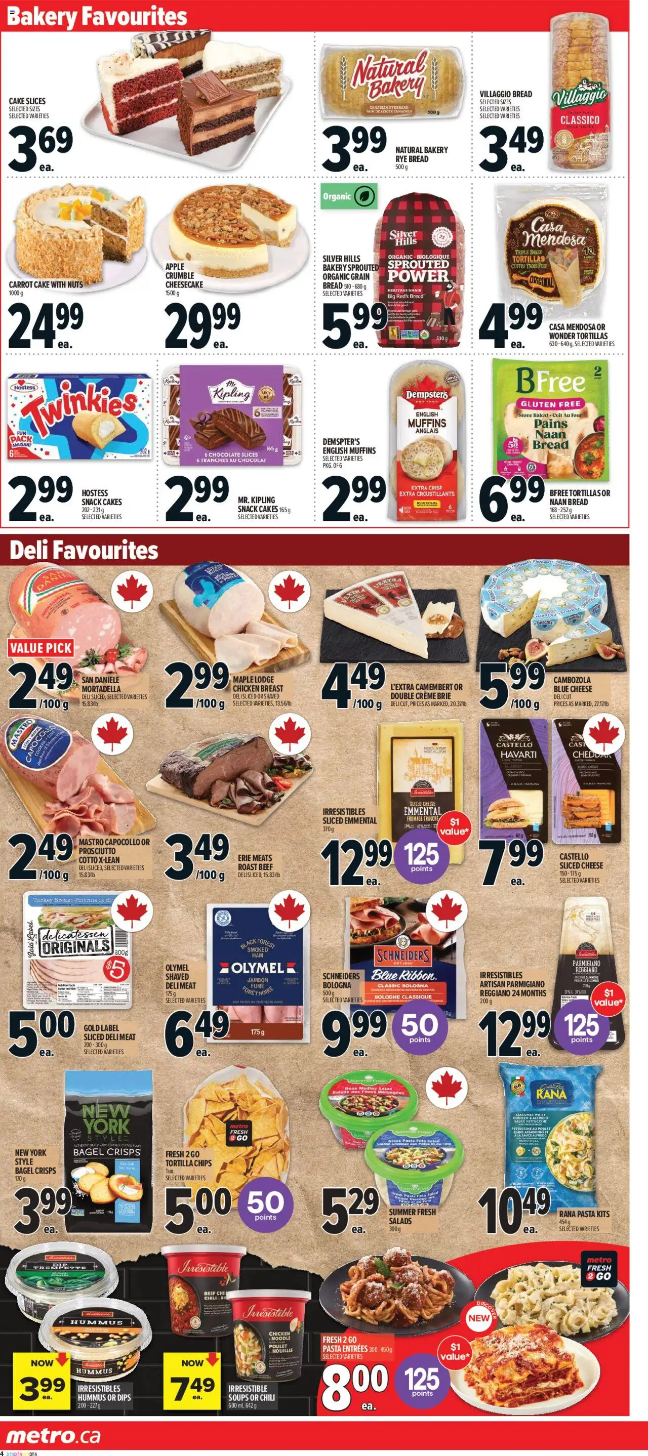 Metro flyer valid from 16.10.2025 | Page: 9 | Products: Beef, Pasta, Cheese, Chicken