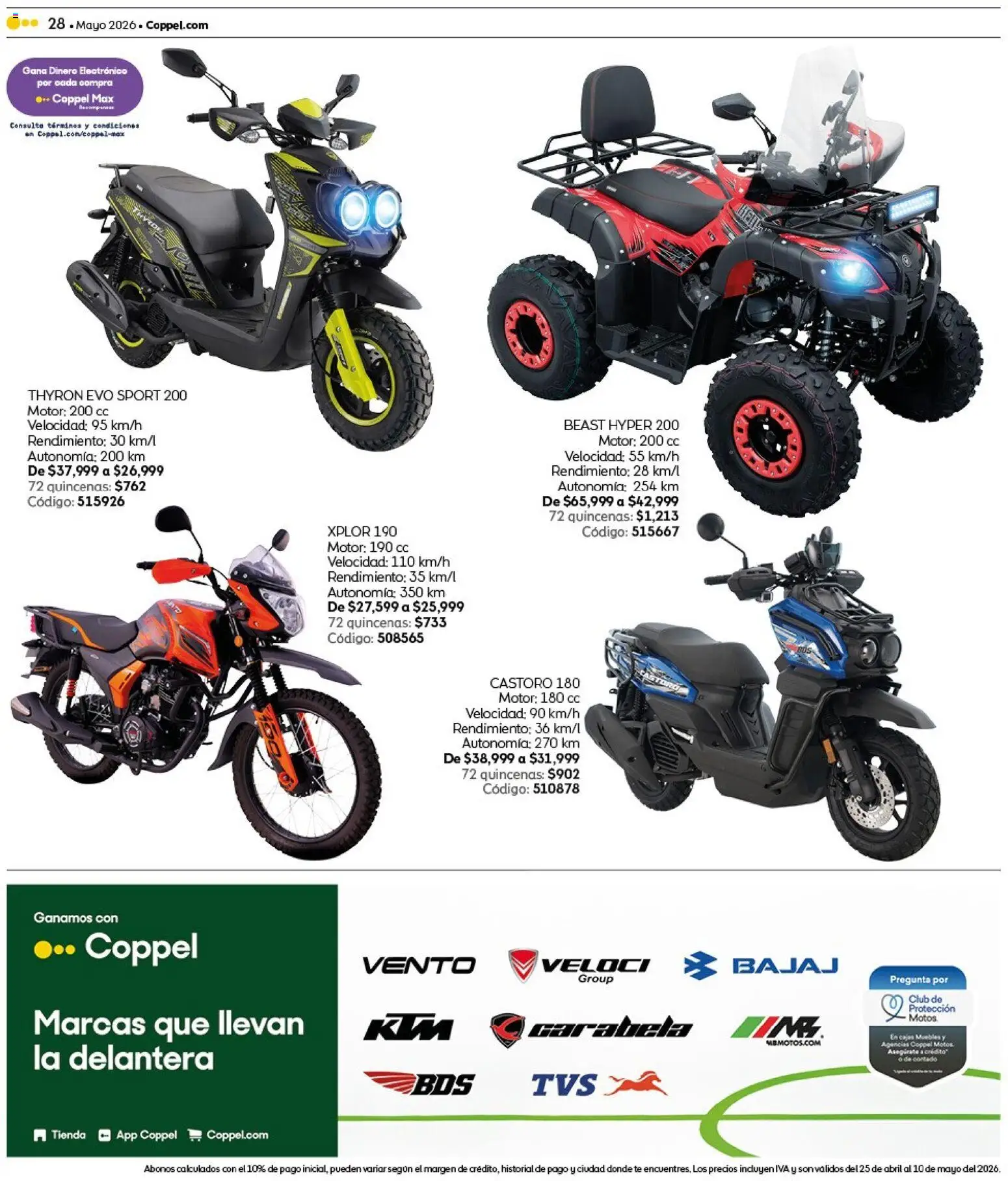 Nuevas ofertas de Coppel válidas en toda la República Mexicana desde el 25.04.2026. ¡Encuentra las mejores ofertas en Coppel catálogo Claro que la vas a querer! | Página: 28 | Productos: Té