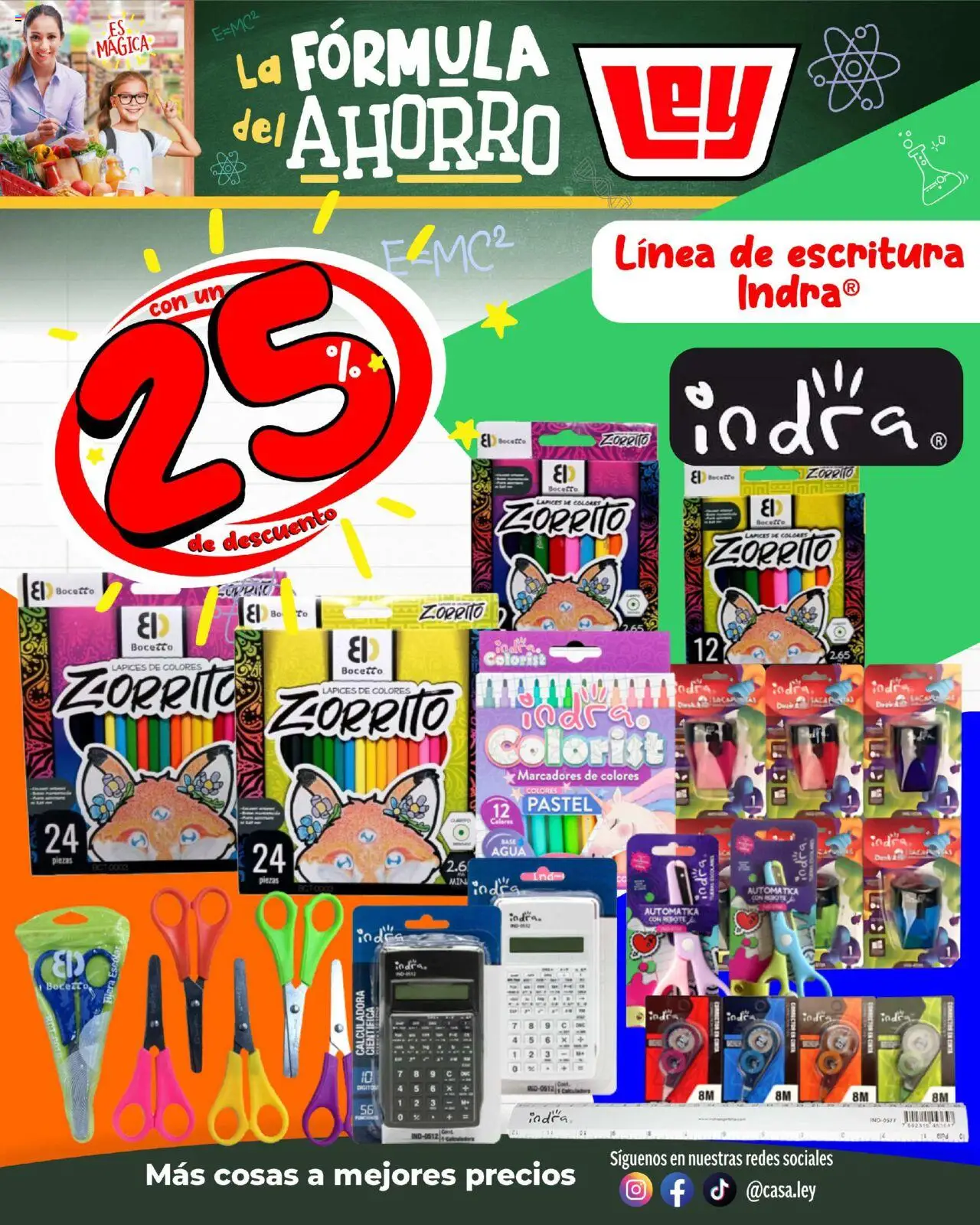Nuevas ofertas de Casa Ley válidas en toda la República Mexicana desde el 01.08.2025. ¡Encuentra las mejores ofertas en Casa Ley - Folleto Formula del ahorro - Frontera! | Página: 11 | Productos: Agua, Pastel, Calculadora