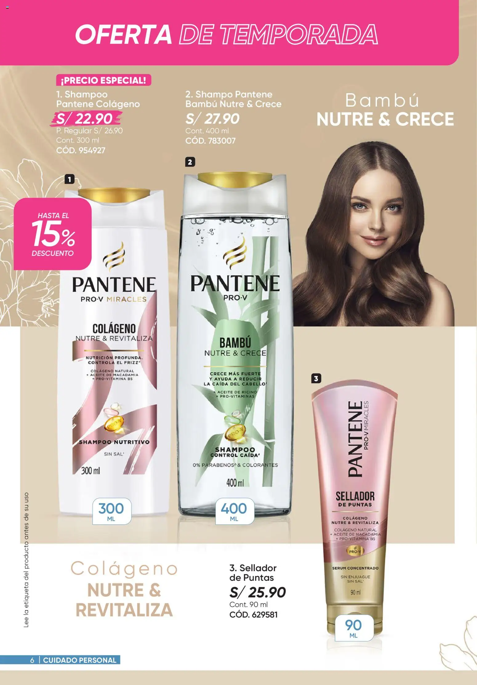 Catálogo Azzorti válido desde 24.11.2025 | Página: 6 | Productos: Shampoo, Aceite