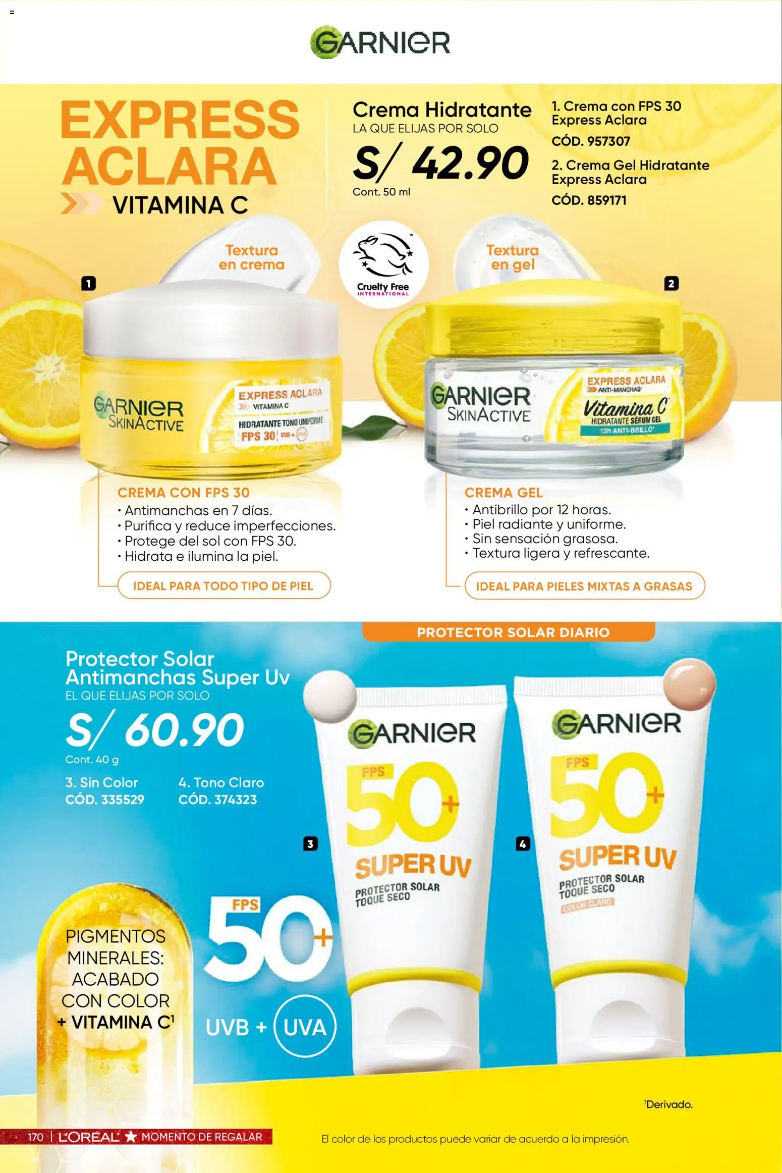 Catálogo Azzorti válido desde 03.11.2025 | Página: 172 | Productos: Protector solar, Crema