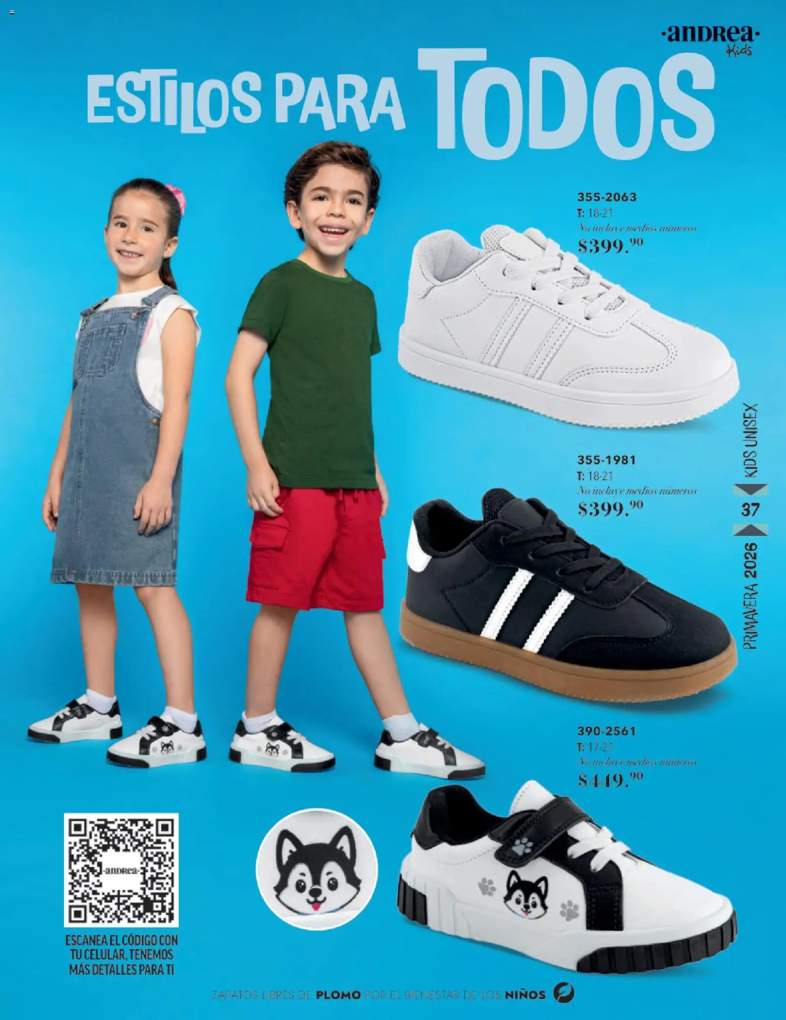 Nuevas ofertas de Andrea válidas en toda la República Mexicana desde el 25.01.2026. ¡Encuentra las mejores ofertas en Andrea catálogo Infantil! | Página: 37