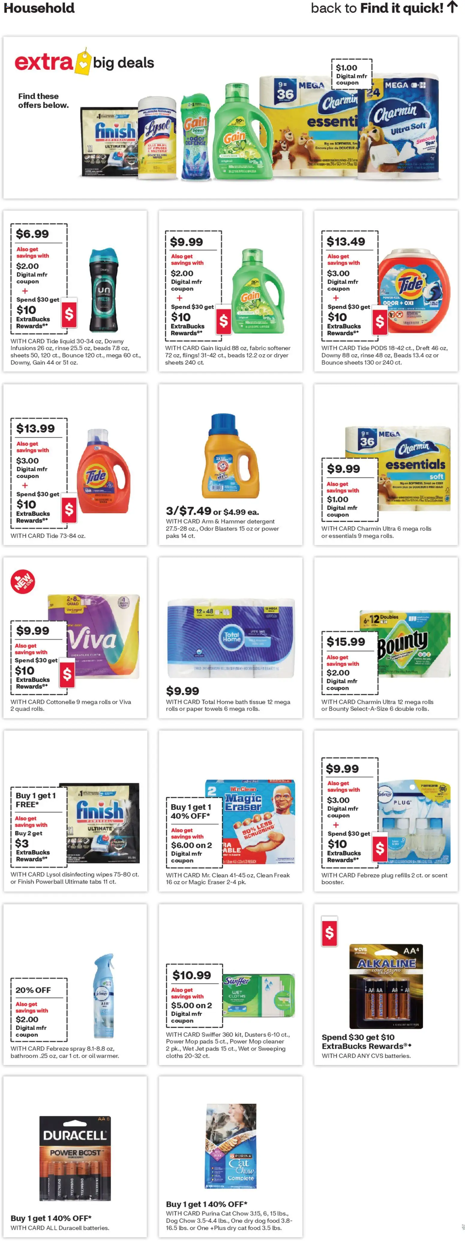 CVS Pharmacy Weekly Ad - WA - valid from 05.04.2026 | Page: 17 | Products: Dog Food, Hammer, Oil, Fabric softener