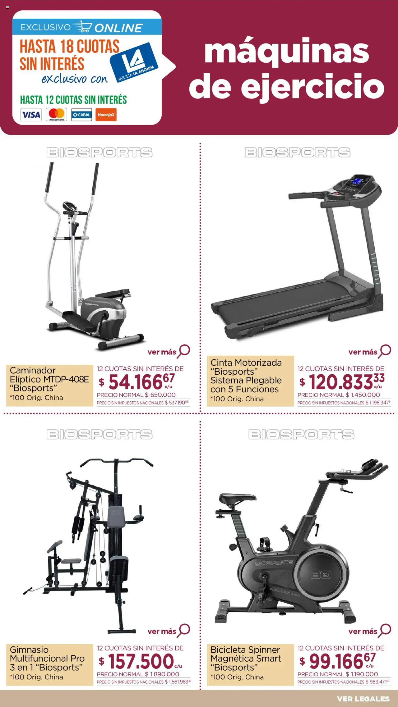 La Anonima Día del Padre │ válido desde el 12.06.2025 | Página: 34 | Productos: Cinta, Caminador