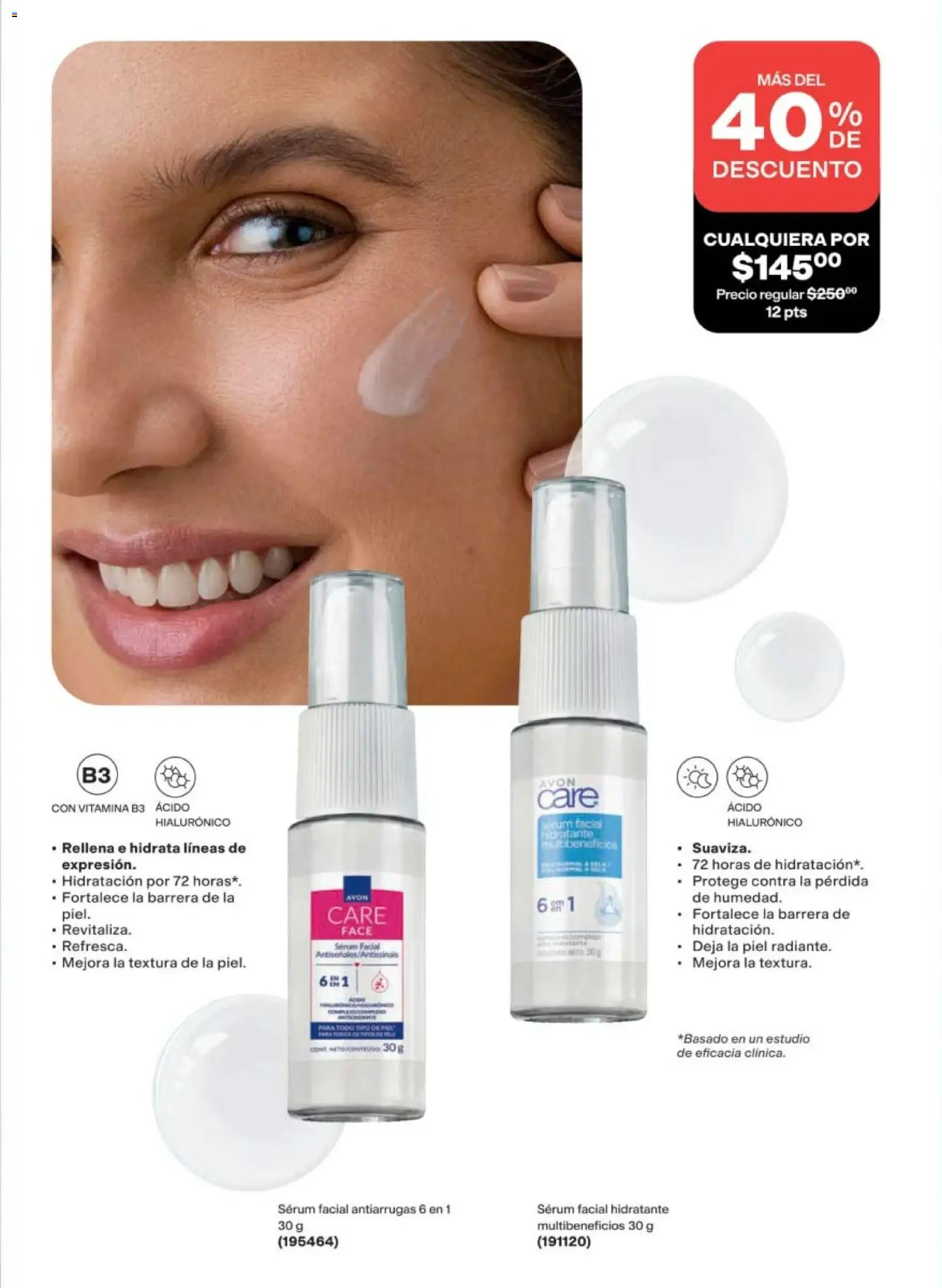 Nuevas ofertas de AVON válidas en toda la República Mexicana desde el 08.05.2026. ¡Encuentra las mejores ofertas en AVON campaña 8 2026! | Página: 136 | Productos: Serum