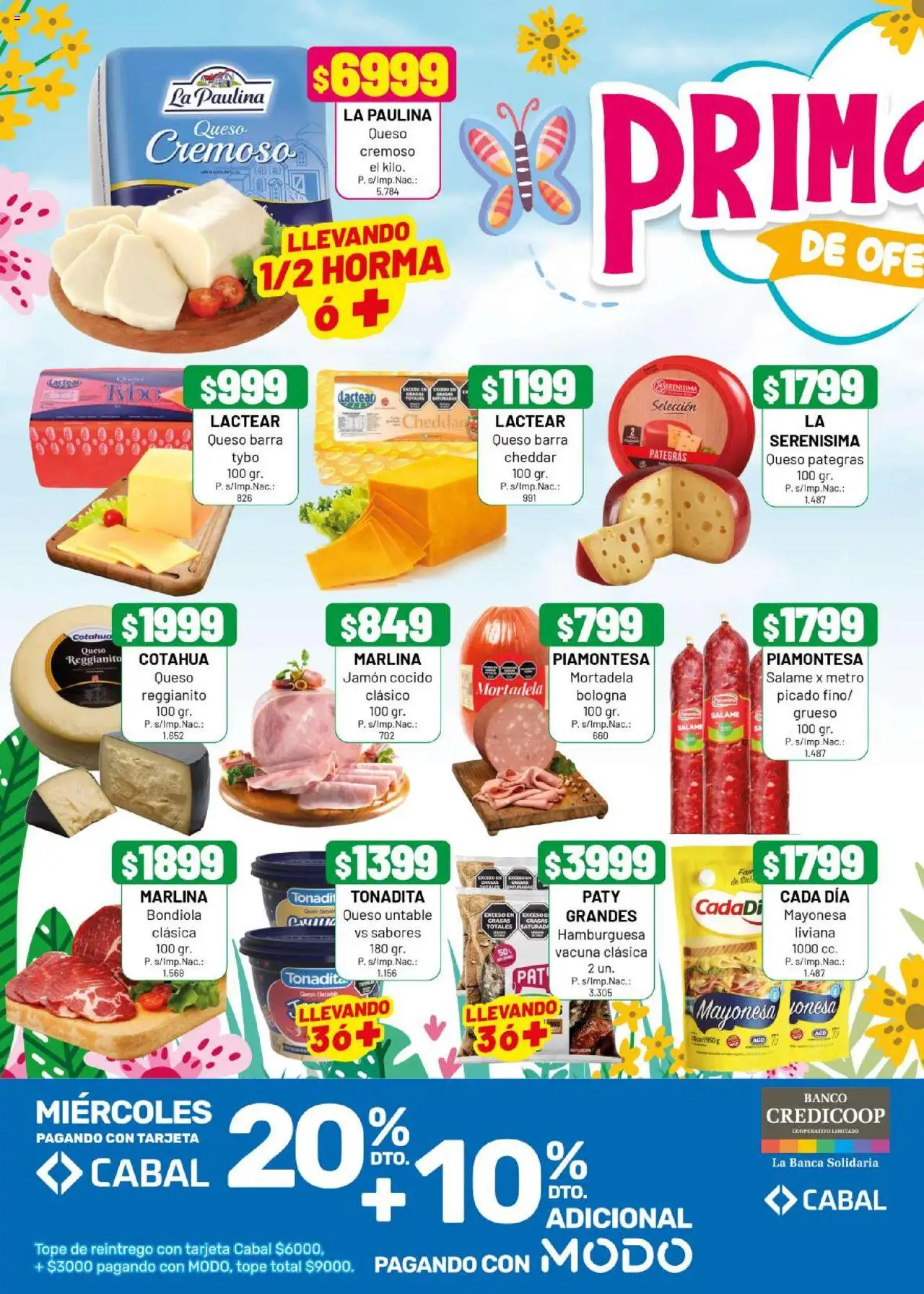 Almacor catálogo │ válido desde el 02.10.2025 | Página: 4 | Productos: Banco, Jamón cocido, Queso, Salame