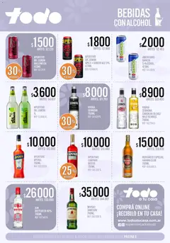 Vista previa Supermercados TODO - Ofertas válido desde el 25.03.2026 | Página: 6 | Productos: Vodka, Whisky