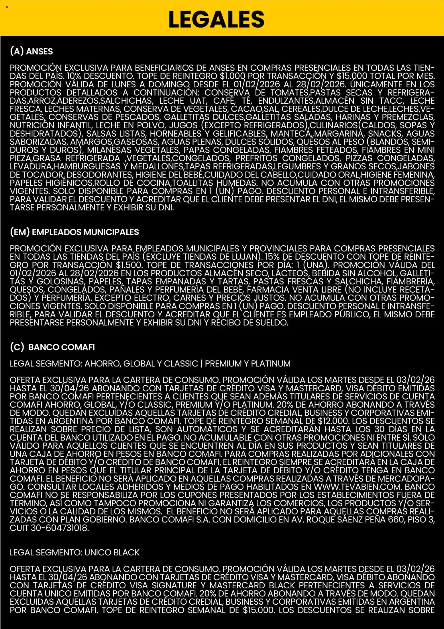 Changomas ofertas - Flyer financiacion │ válido desde el 04.02.2026 | Página: 4