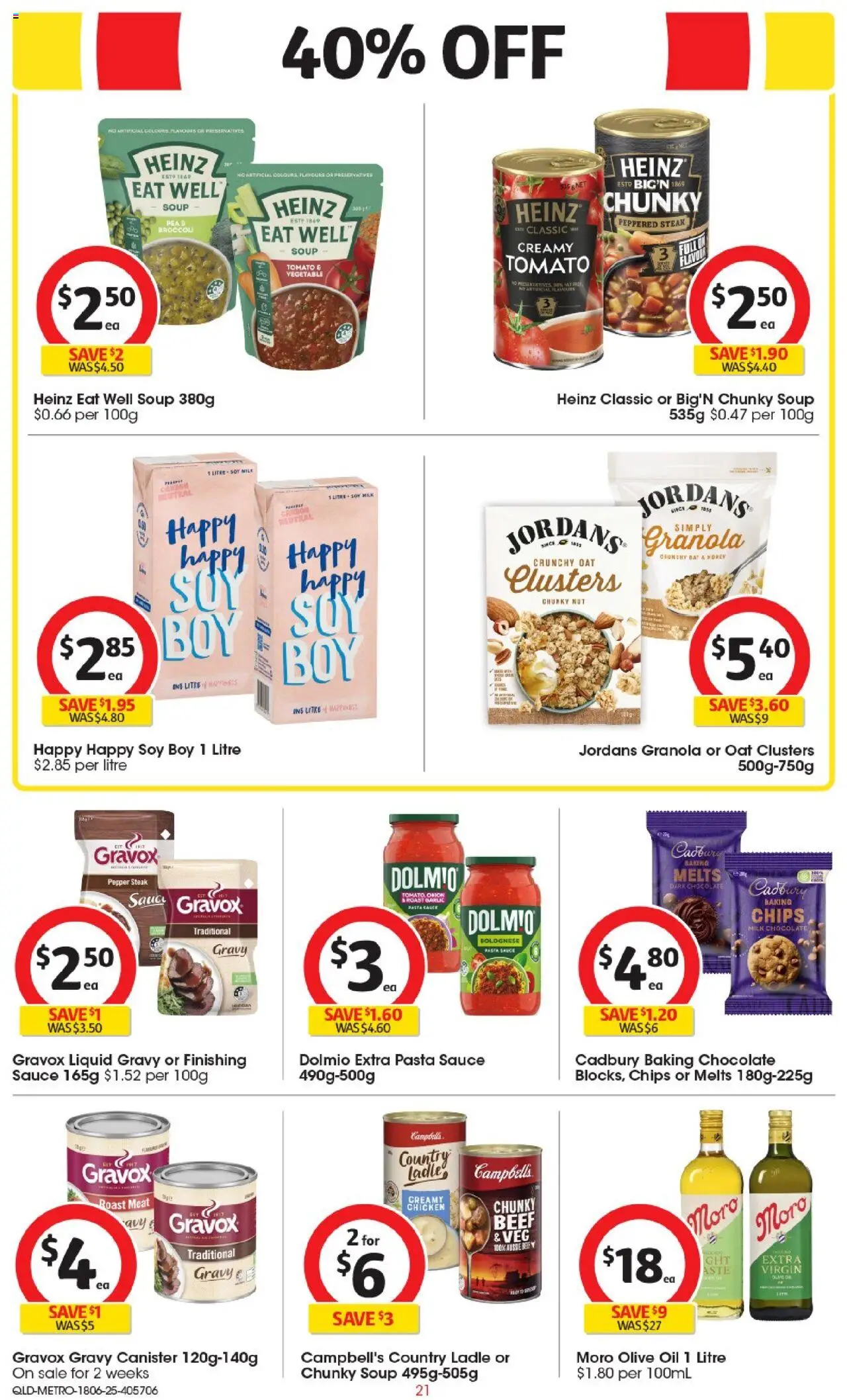 Coles catalogue - valid from 18.06.2025 | Page: 21 | Products: Milk, Oil, Steak, Pea
