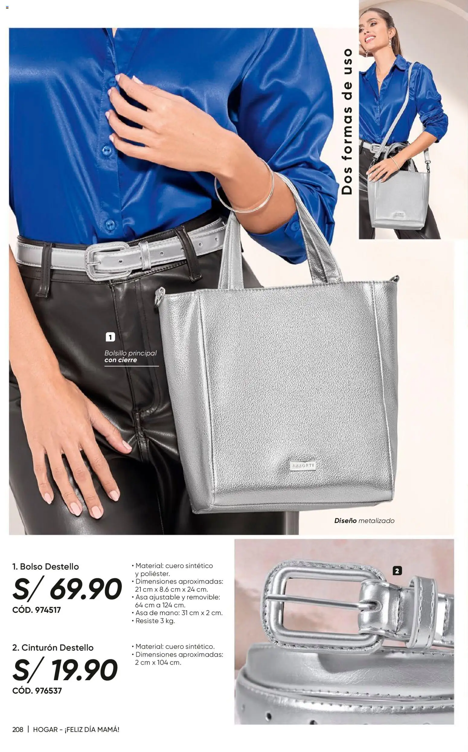 Catálogo Azzorti válido desde 14.04.2026 | Página: 212 | Productos: Bolso, Cinturón