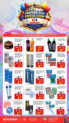 Semar Supermercado ofertas Especial Festa - Pré-Visualização do folheto da loja Semar Supermercado, válido de 14.03.2026