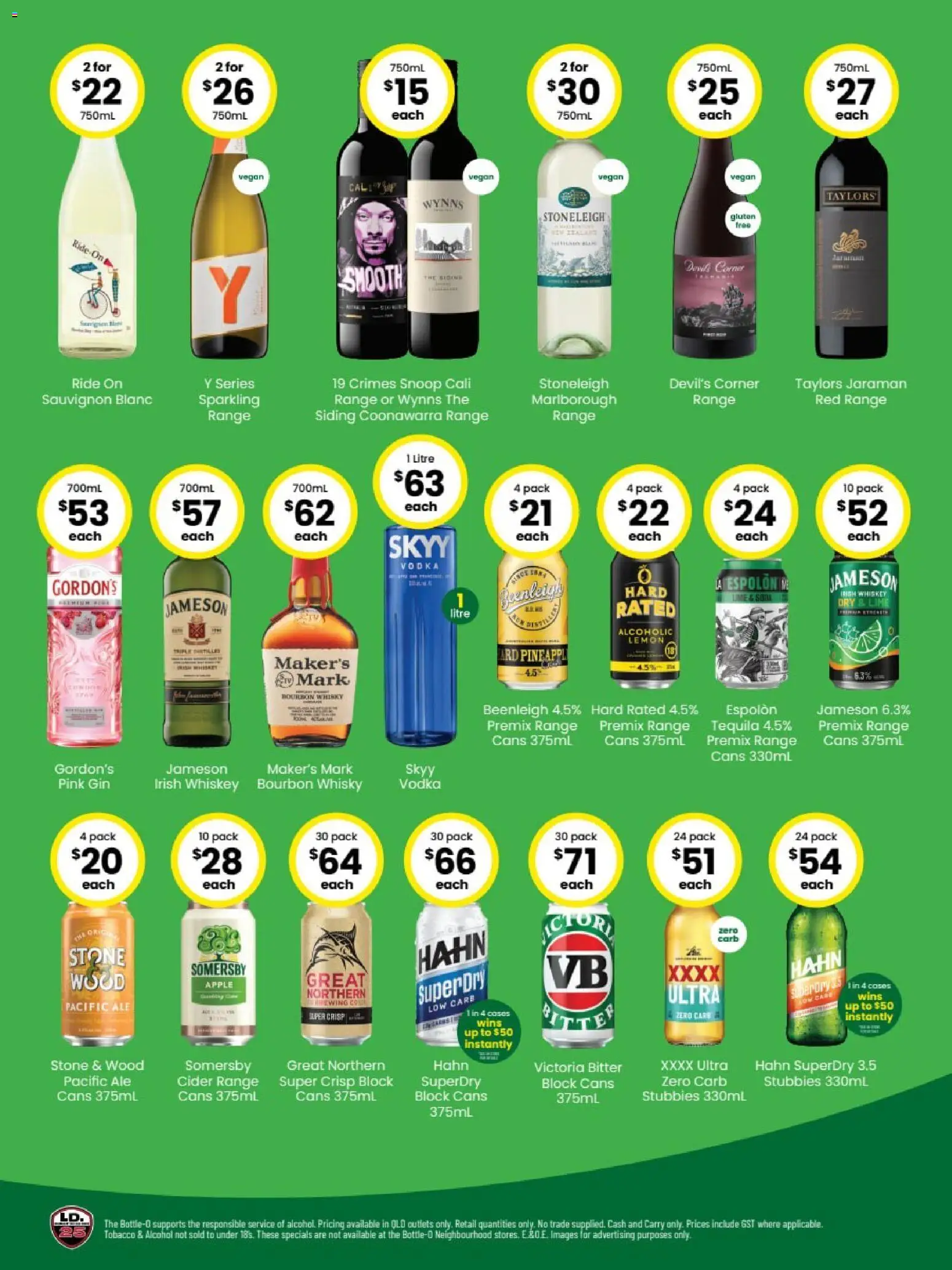 The Bottle-O catalogue - valid from 27.10.2025 | Page: 2 | Products: Bourbon, Whiskey, Wood, Lime