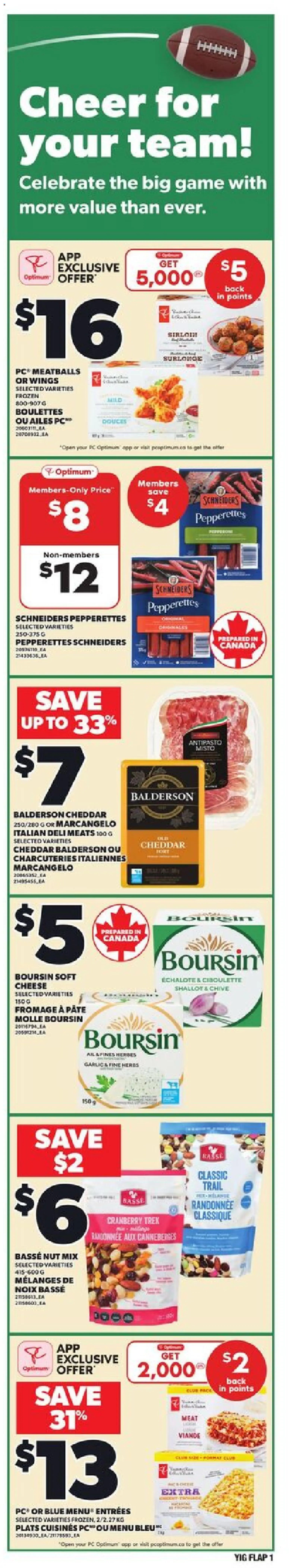 Independent Grocer flyer valid from 13.11.2025 | Page: 1 | Products: PC, Game, Cheese