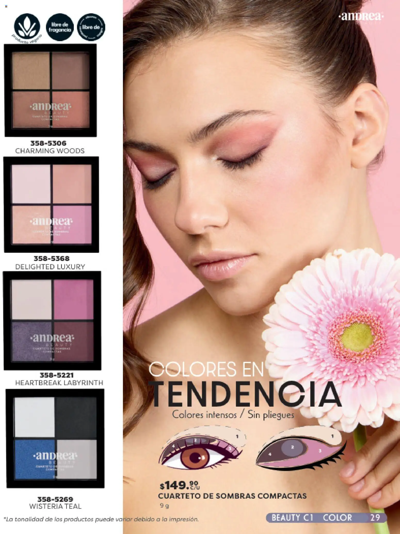 Nuevas ofertas de Andrea válidas en toda la República Mexicana desde el 25.01.2026. ¡Encuentra las mejores ofertas en Andrea catálogo Beauty! | Página: 29 | Productos: Fragancia