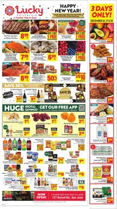 Preview of Lucky Supermarkets weekly ads valid from 26.12.2025