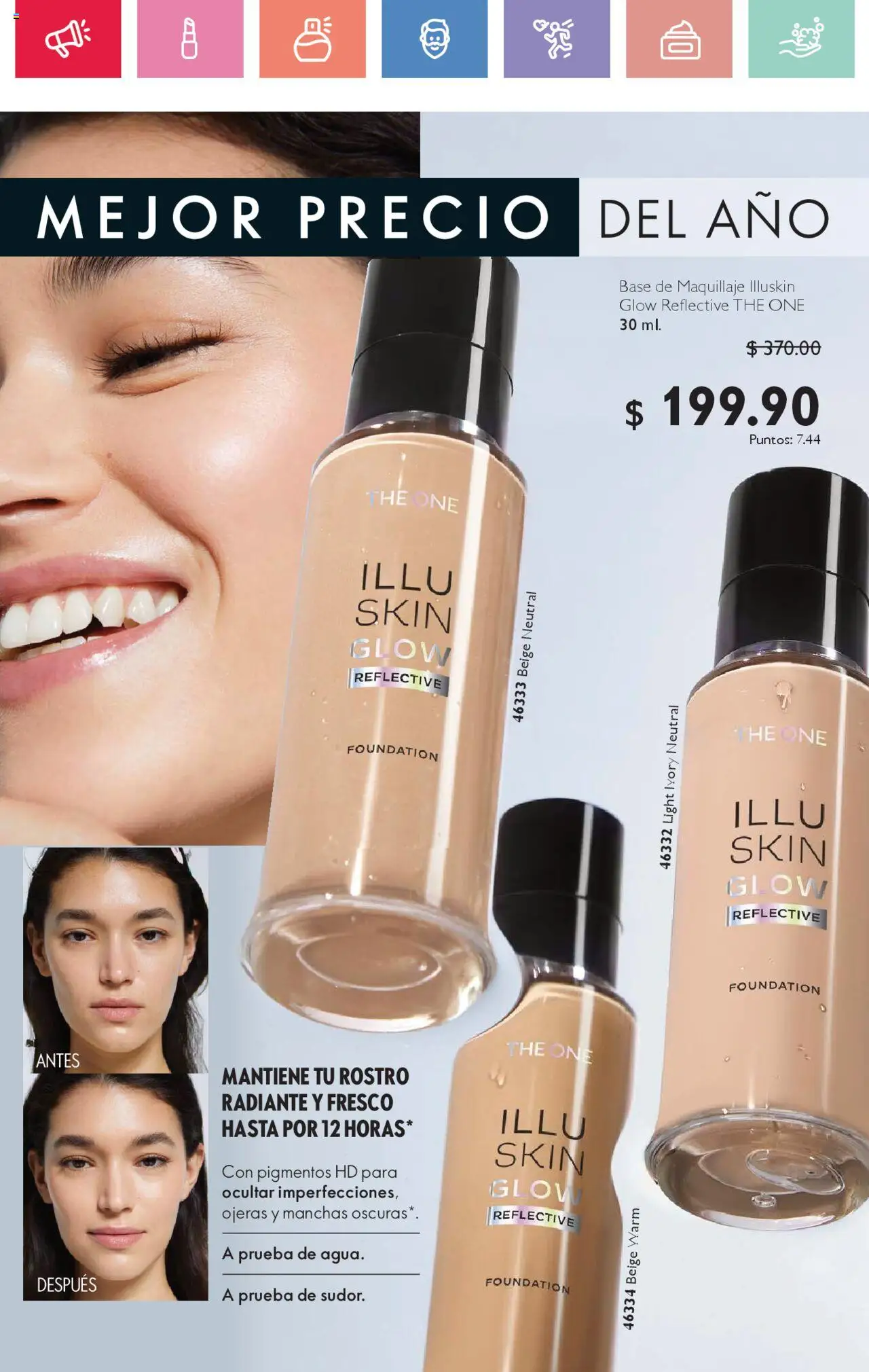 Nuevas ofertas de Oriflame válidas en toda la República Mexicana desde el 02.08.2025. ¡Encuentra las mejores ofertas en Oriflame - Campaña 11 2025! | Página: 118 | Productos: Base de maquillaje, Radiante, Maquillaje
