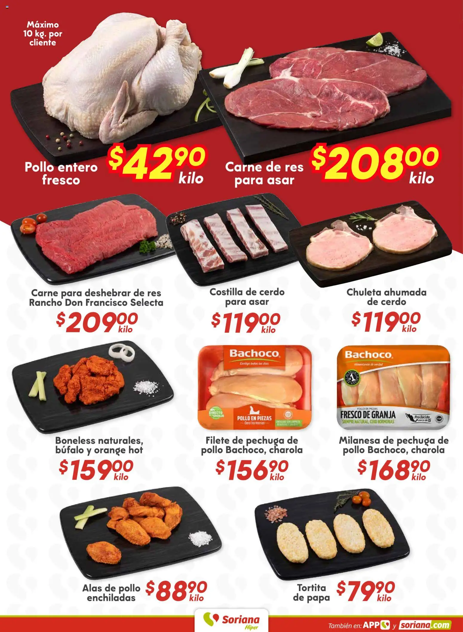 Nuevas ofertas de Soriana válidas en toda la República Mexicana desde el 05.03.2026. ¡Encuentra las mejores ofertas en Soriana Fin de Semana Híper: Ver, Tab, Chis, Camp, Yuc y Q. Roo! | Página: 8 | Productos: Disco