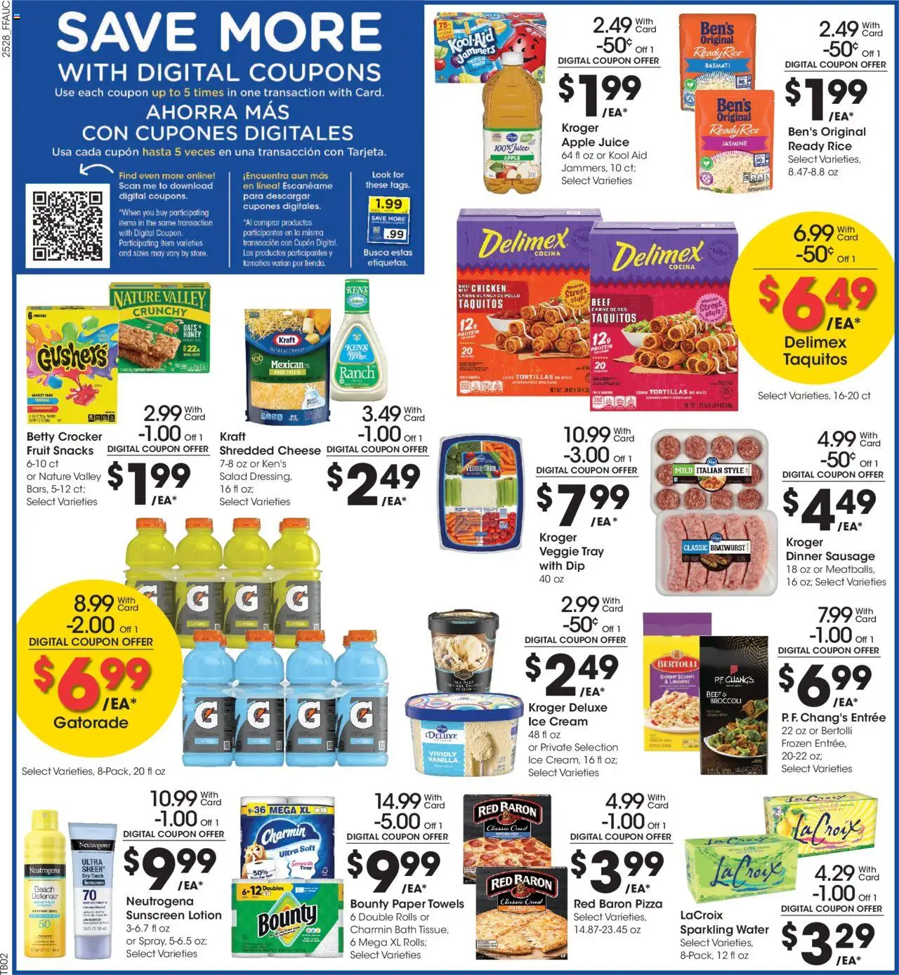 Fry's Food Weekly Ad - AZ - valid from 13.08.2025 | Page: 3 | Products: Broccoli, Pizza, Rice, Sausage